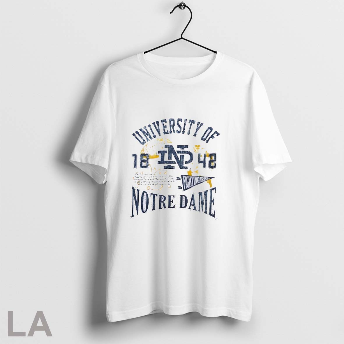 Original Notre Dame Fighting Irish Heritage Scholar - Adult & Kids T-Shirts, Sweatshirts & Hoodies apparel design preview 1