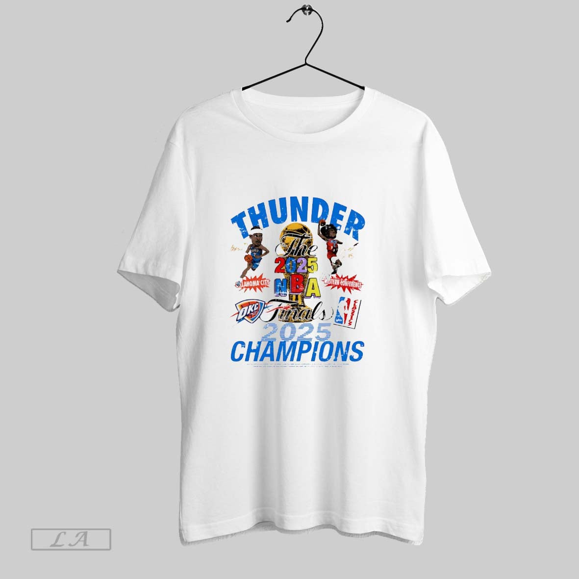 Original Okc Thunder Western Conference 2025 Nba - Adult & Kids T-Shirts, Sweatshirts & Hoodies apparel design preview 1