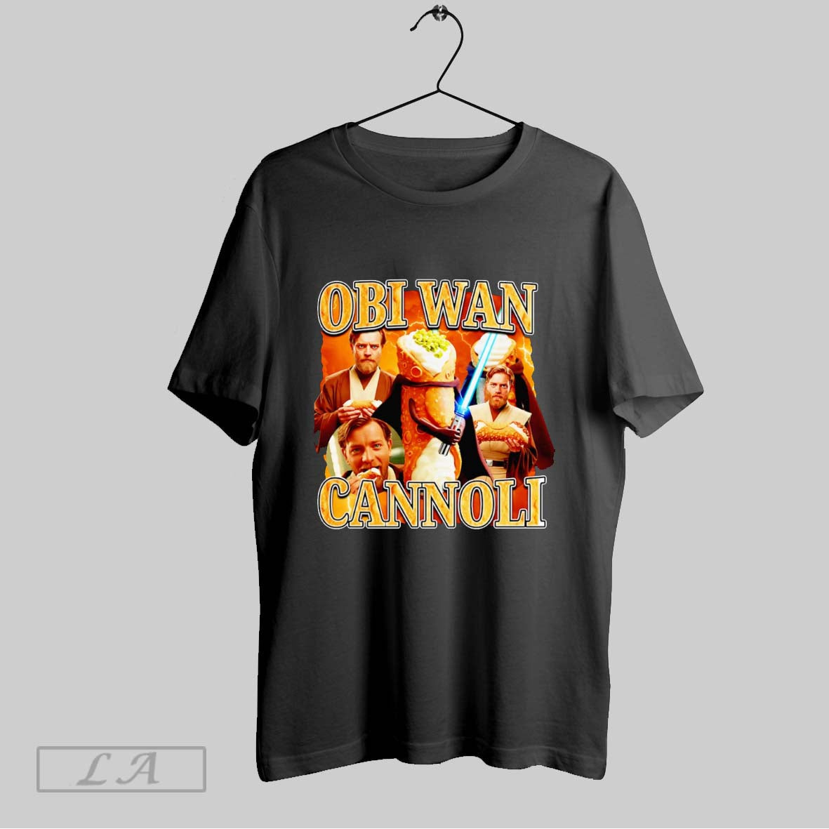 Original Obi Wan Cannoli Retro - Adult & Kids T-Shirts, Sweatshirts & Hoodies apparel design preview 1