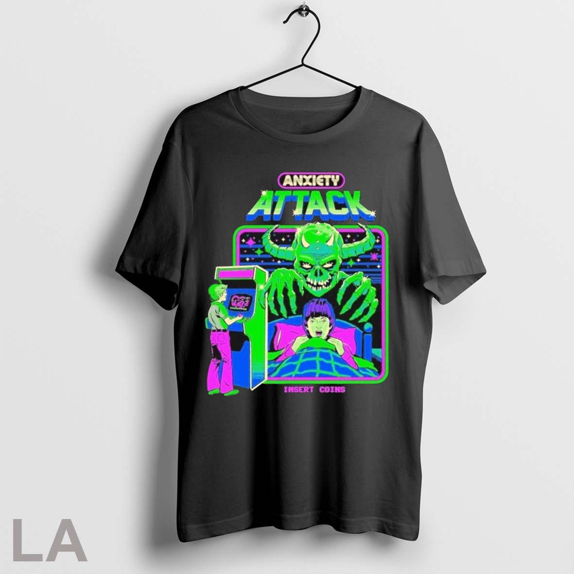 Original Official Anxiety Attack Insert Coins - Adult & Kids T-Shirts, Sweatshirts & Hoodies apparel design preview 1