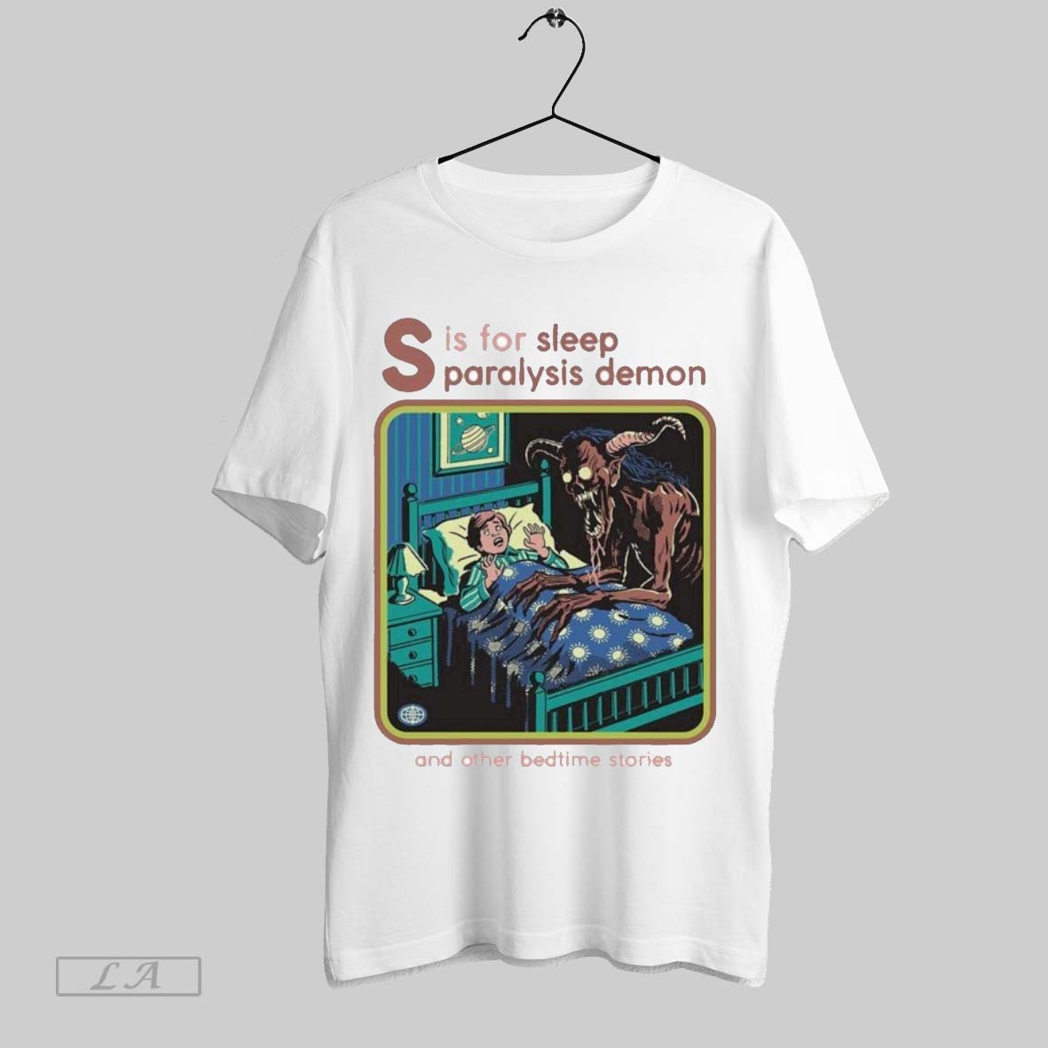 Original Official S Is For Sleep Paralysis Demon And - Adult & Kids T-Shirts, Sweatshirts & Hoodies apparel design preview 1