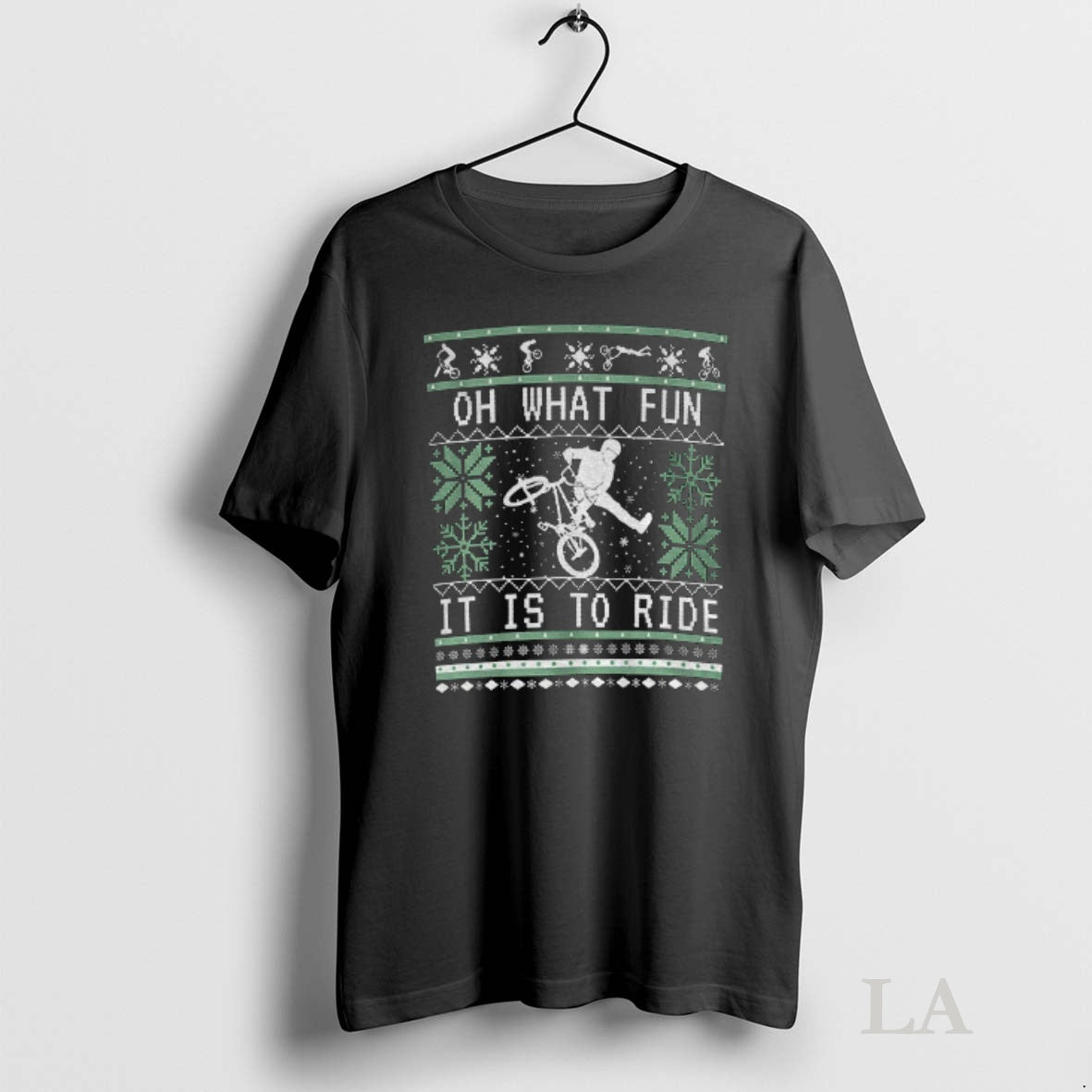 Original Oh What Fun It Is To Ride Bike Merry - Adult & Kids T-Shirts, Sweatshirts & Hoodies apparel design preview 1