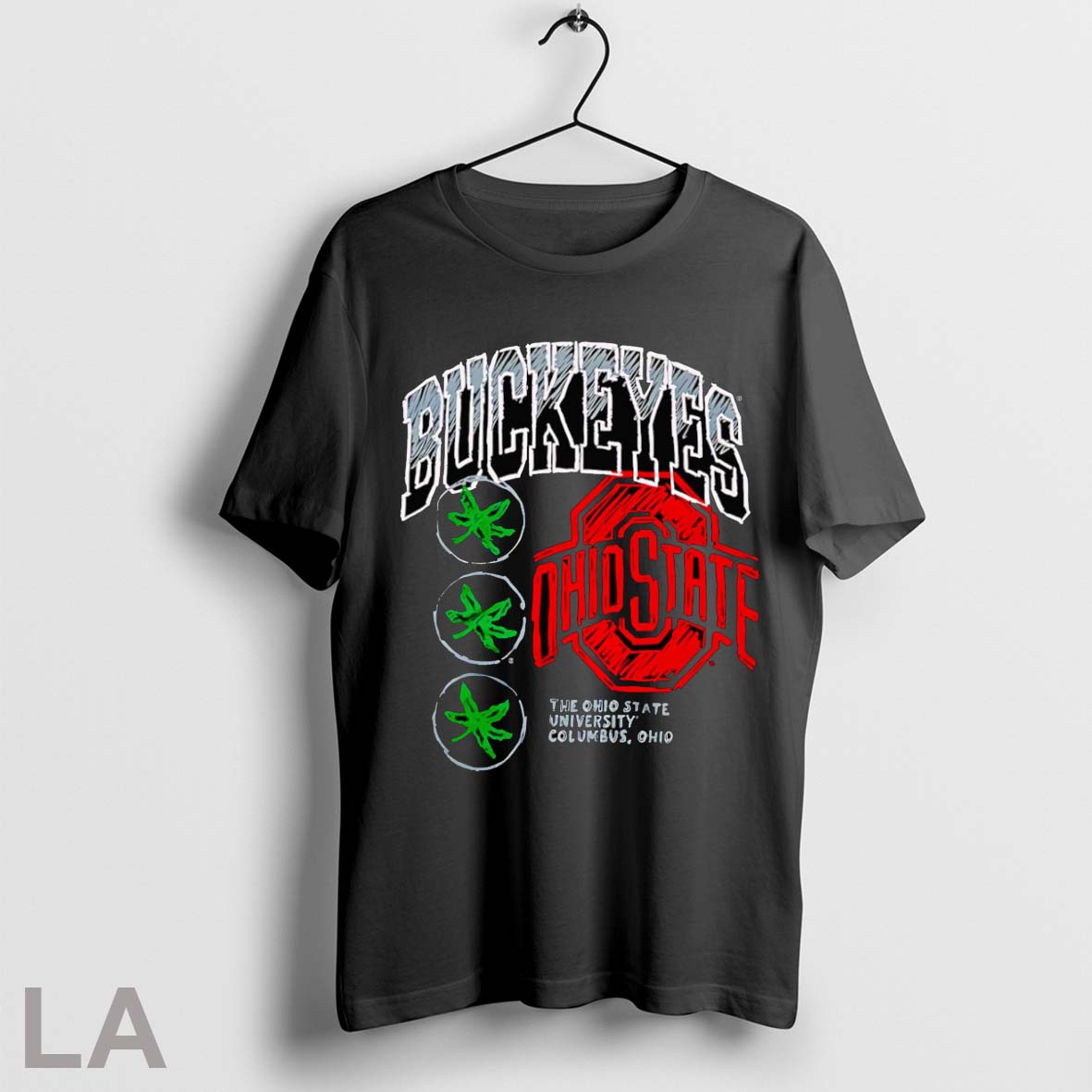 Original Ohio Buckeyes Sketch - Adult & Kids T-Shirts, Sweatshirts & Hoodies apparel design preview 1