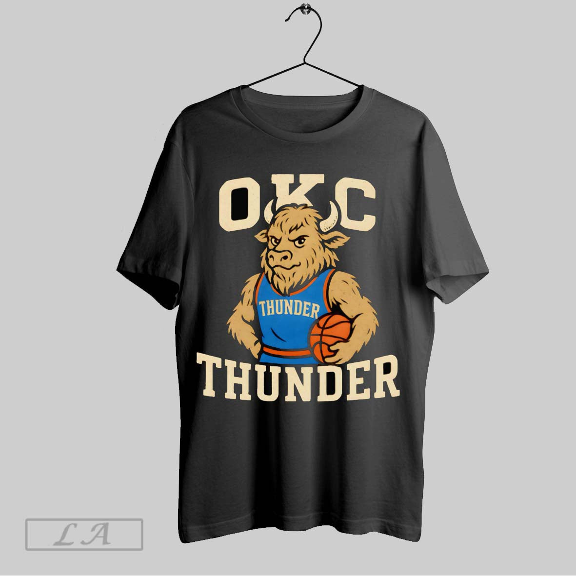 Original Okc Thunder Mascot Retro - Adult & Kids T-Shirts, Sweatshirts & Hoodies apparel design preview 1