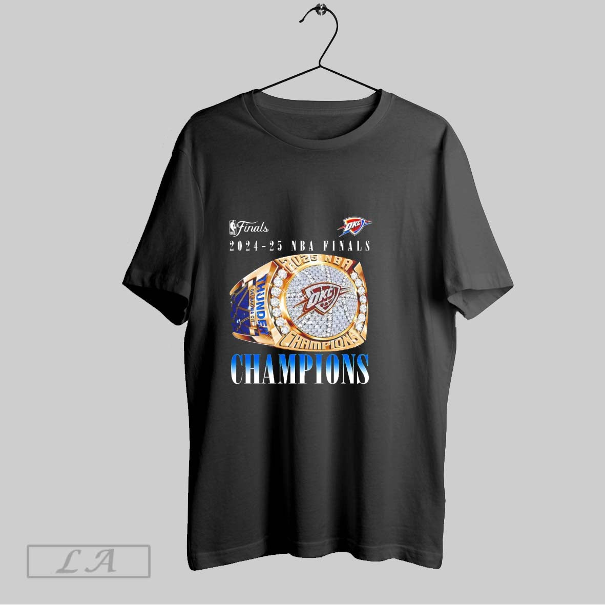 Original Oklahoma City Thunder Champions Nba Finals - Adult & Kids T-Shirts, Sweatshirts & Hoodies apparel design preview 1