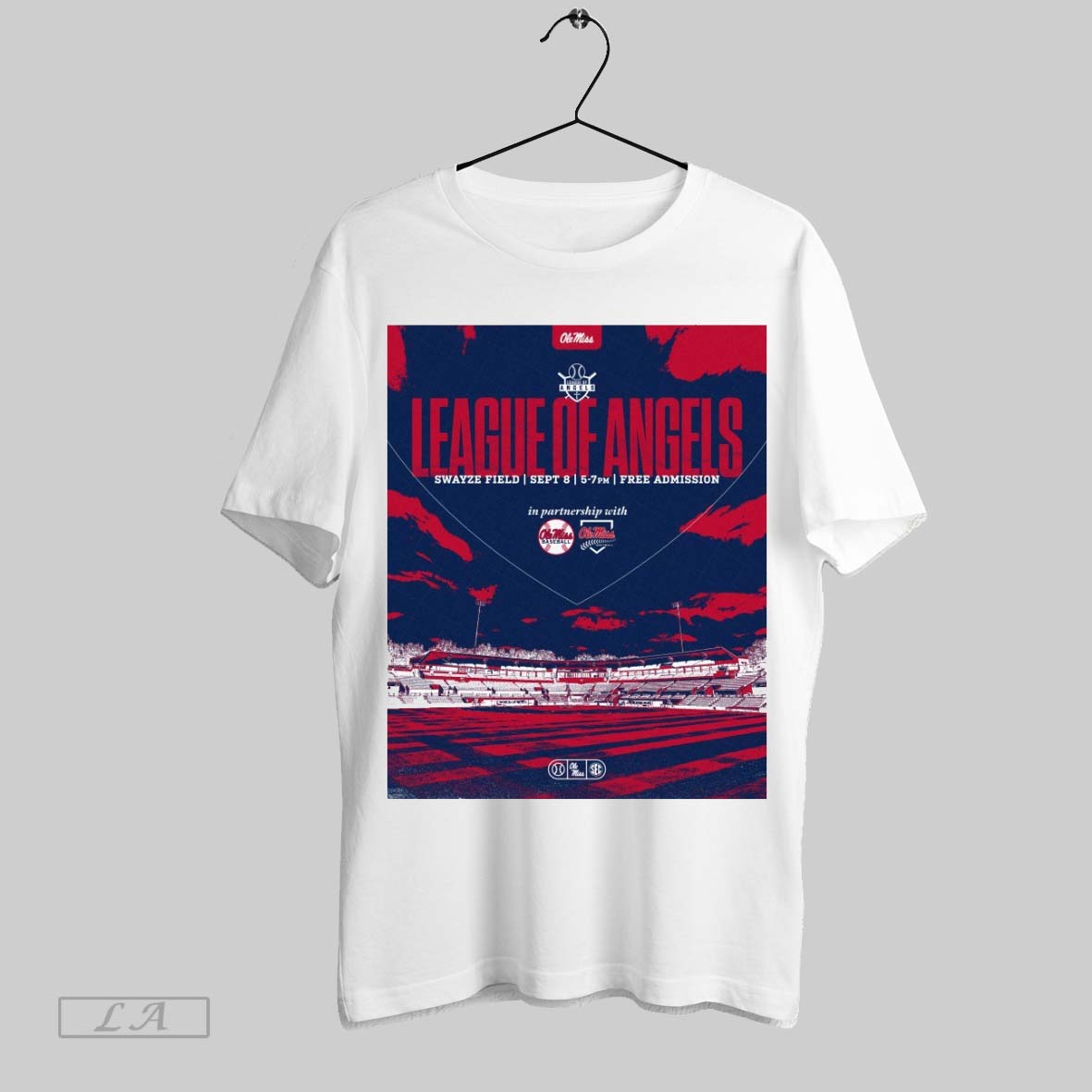 Original Ole Miss Baseball And Softball League Of - Adult & Kids T-Shirts, Sweatshirts & Hoodies apparel design preview 1
