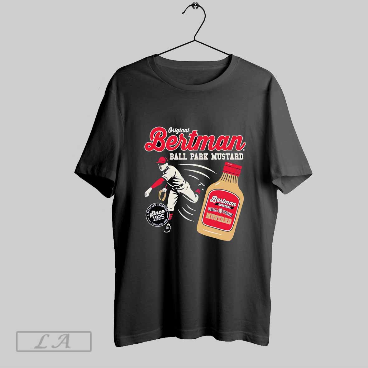 Original Bertman Ball Park Mustard - Adult & Kids T-Shirts, Sweatshirts & Hoodies apparel design preview 1