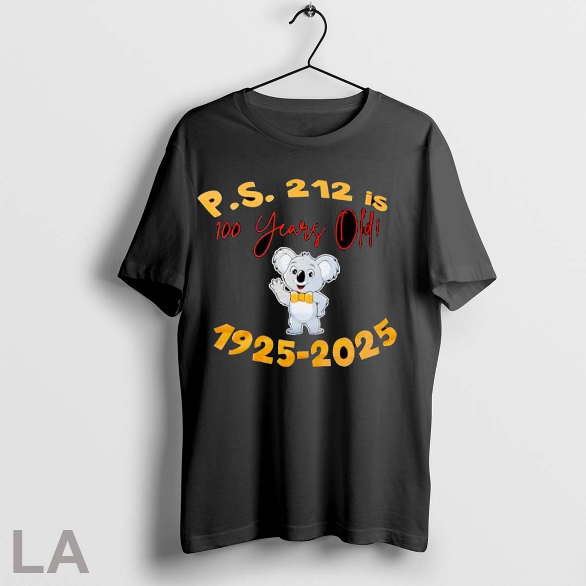 Original Ps 212 Is 100 Years Old 1925 2025 Koala - Adult & Kids T-Shirts, Sweatshirts & Hoodies apparel design preview 1