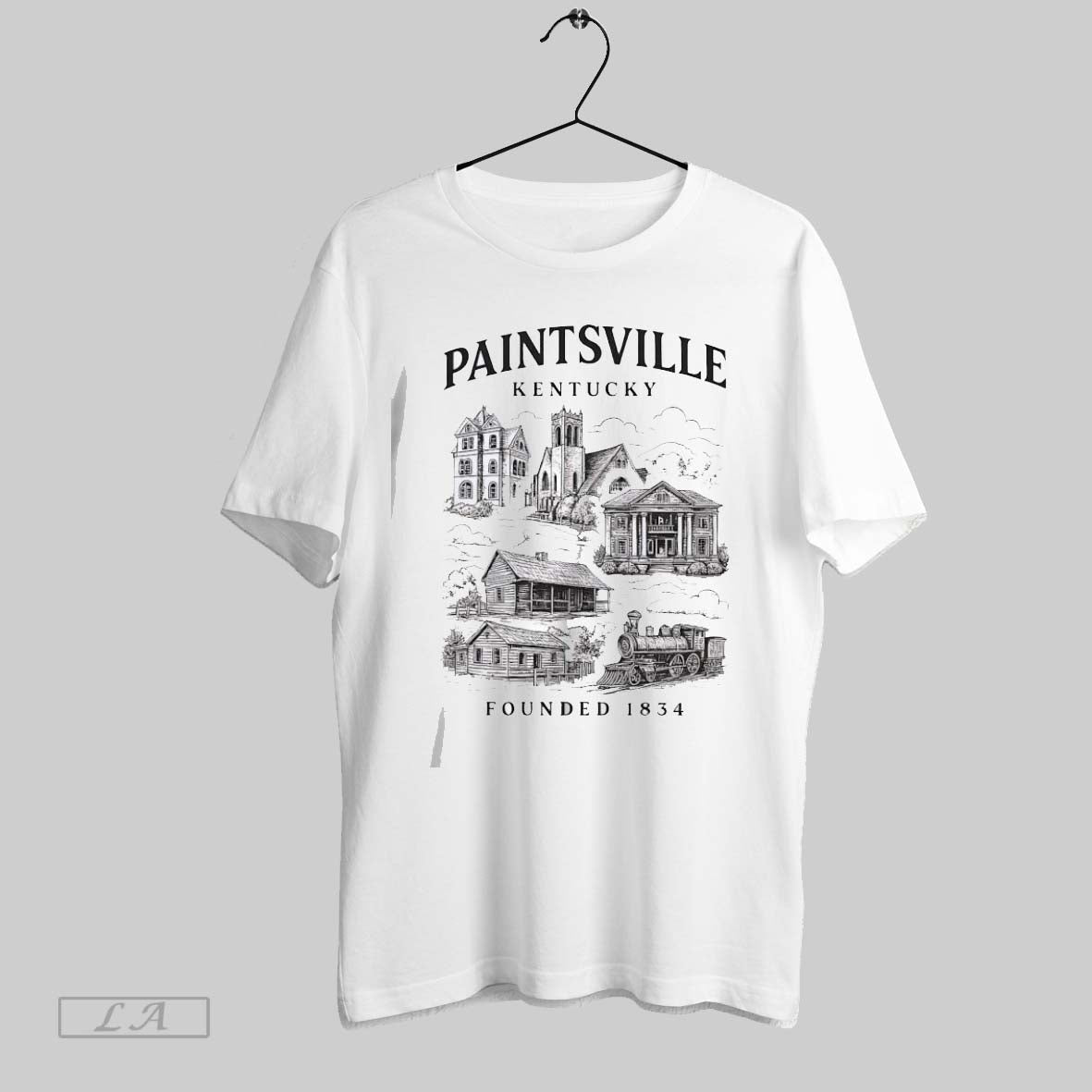 Original Paintsville Kentucky Founded 1934 - Adult & Kids T-Shirts, Sweatshirts & Hoodies apparel design preview 1