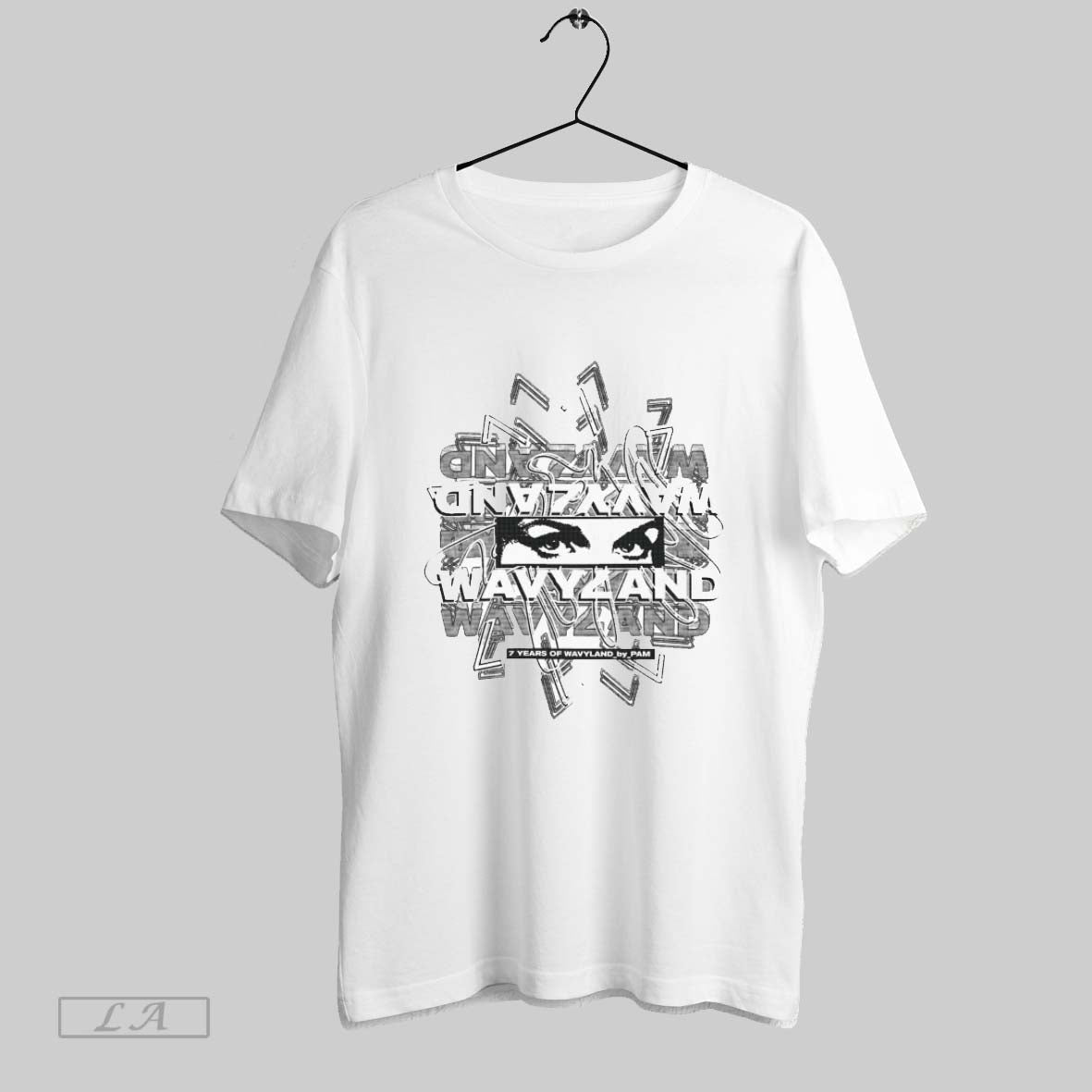Original Pam X Wavyland 7 Year Anniversary - Adult & Kids T-Shirts, Sweatshirts & Hoodies apparel design preview 1