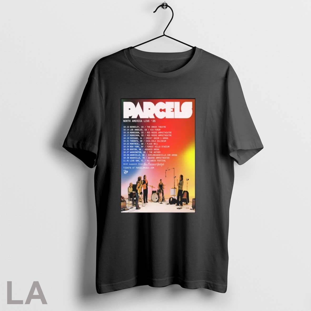 Original Parcels North American Live 25 - Adult & Kids T-Shirts, Sweatshirts & Hoodies apparel design preview 1