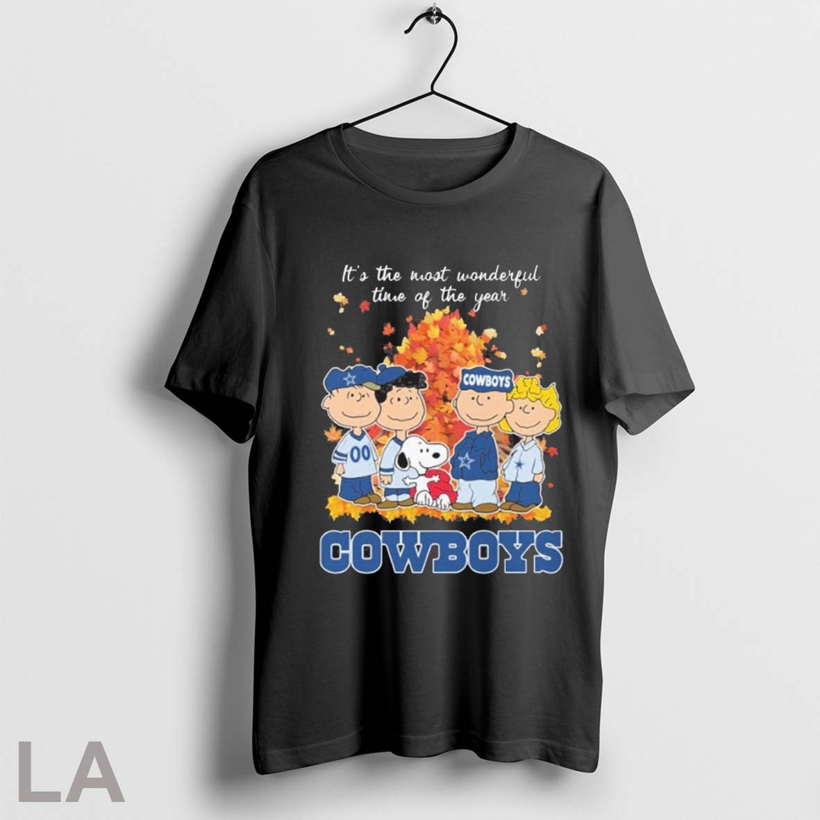 Original Peanuts Cowboys Its The Most Wonderful Time - Adult & Kids T-Shirts, Sweatshirts & Hoodies apparel design preview 1