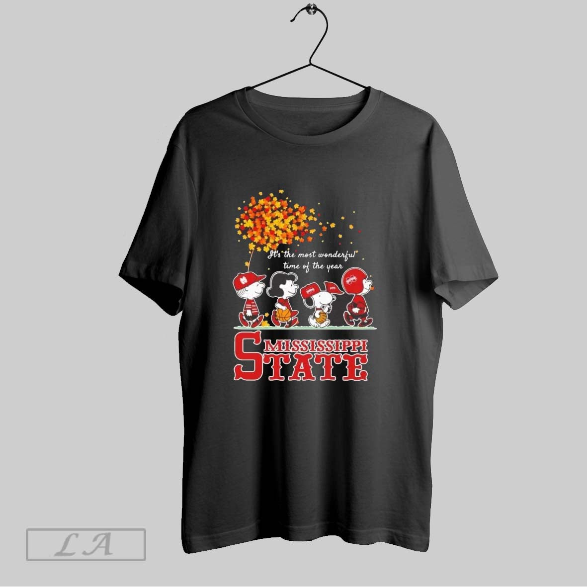 Original Peanuts Mississippi State Fall Its The Most - Adult & Kids T-Shirts, Sweatshirts & Hoodies apparel design preview 1