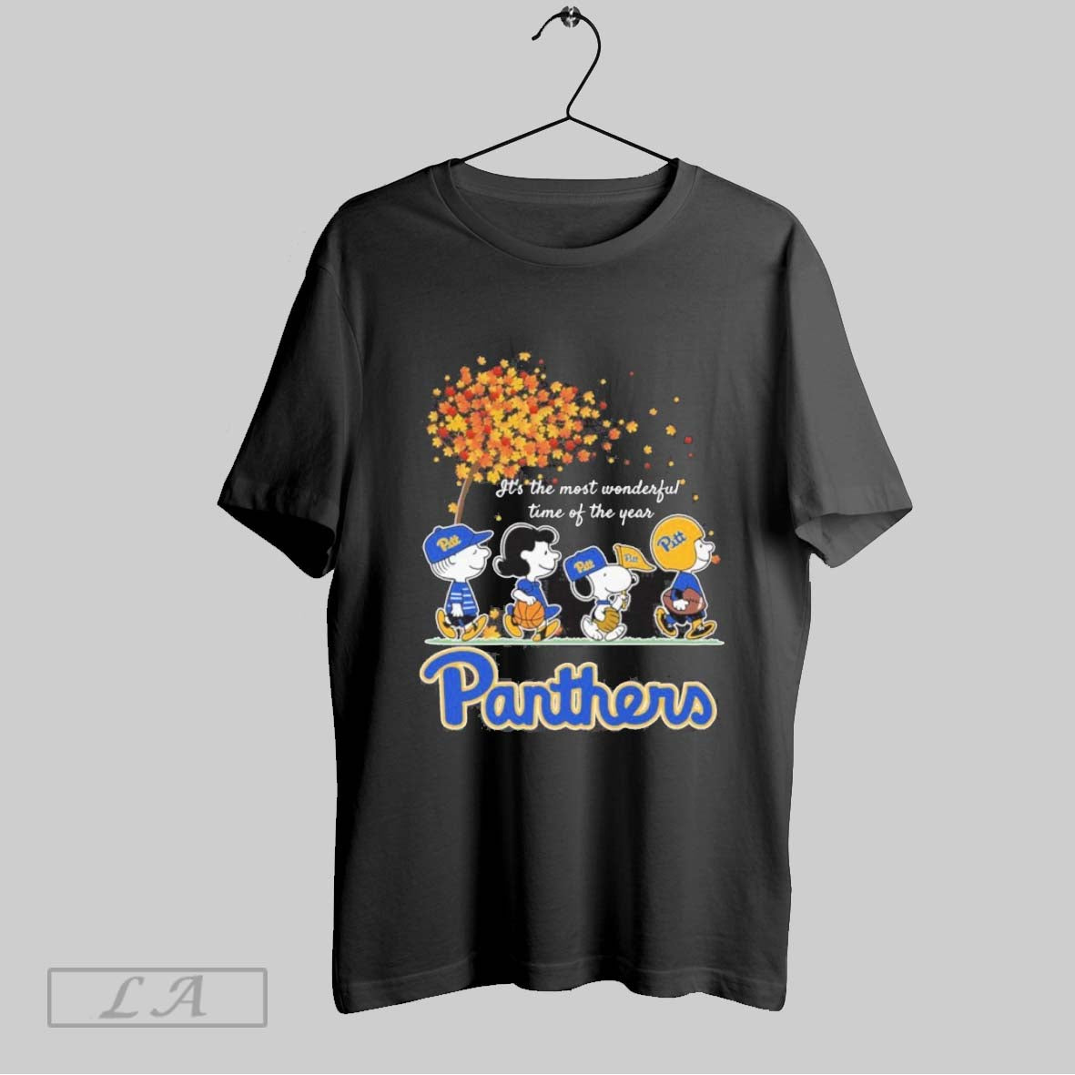 Original Peanuts Pitt Panthers Its The Most Wonderful - Adult & Kids T-Shirts, Sweatshirts & Hoodies apparel design preview 1