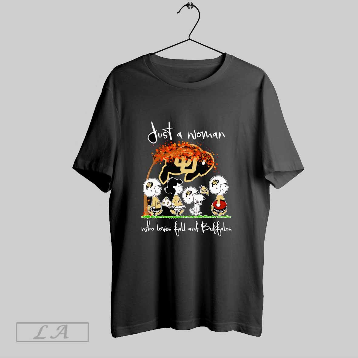 Original Peanuts Just A Woman Who Loves Fall And - Adult & Kids T-Shirts, Sweatshirts & Hoodies apparel design preview 1