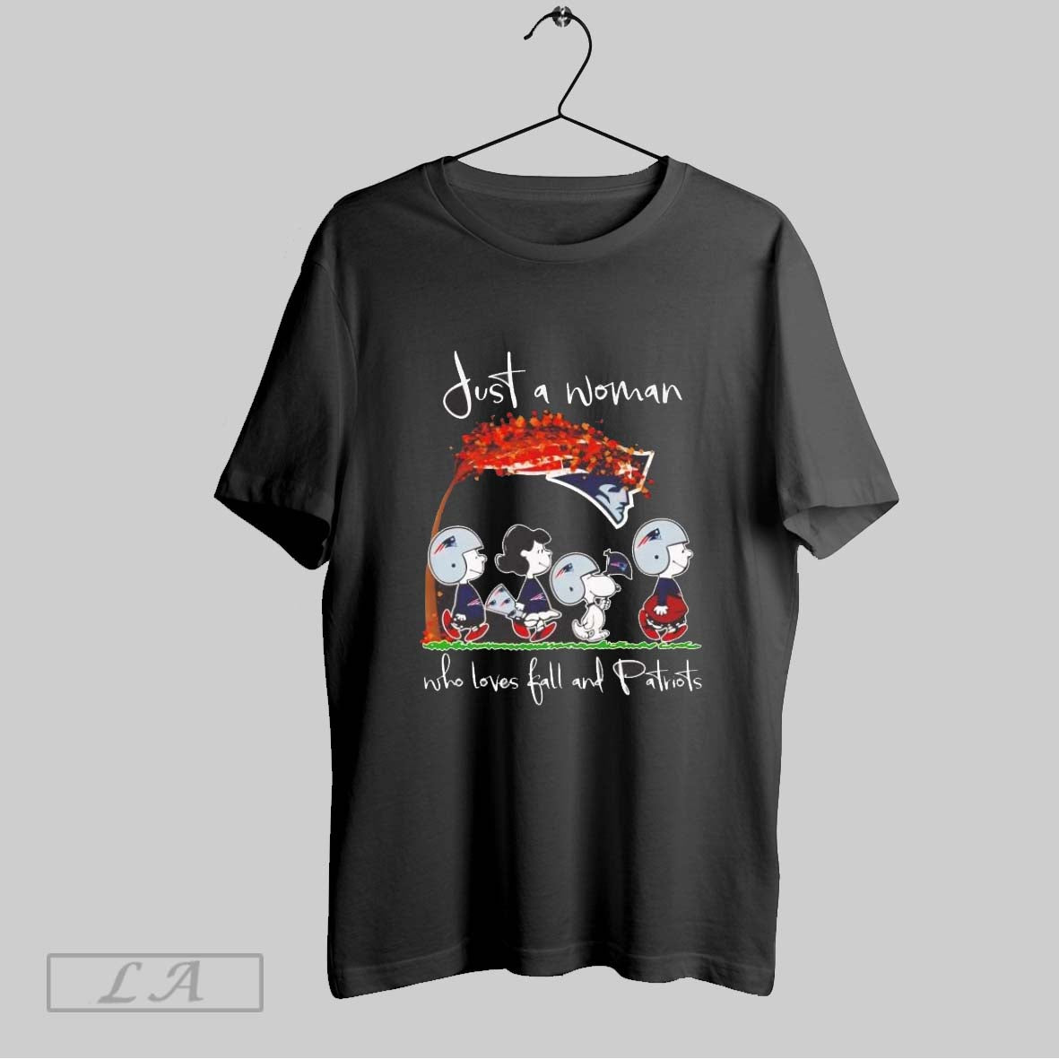 Original Peanuts Just A Woman Who Loves Fall And - Adult & Kids T-Shirts, Sweatshirts & Hoodies apparel design preview 1