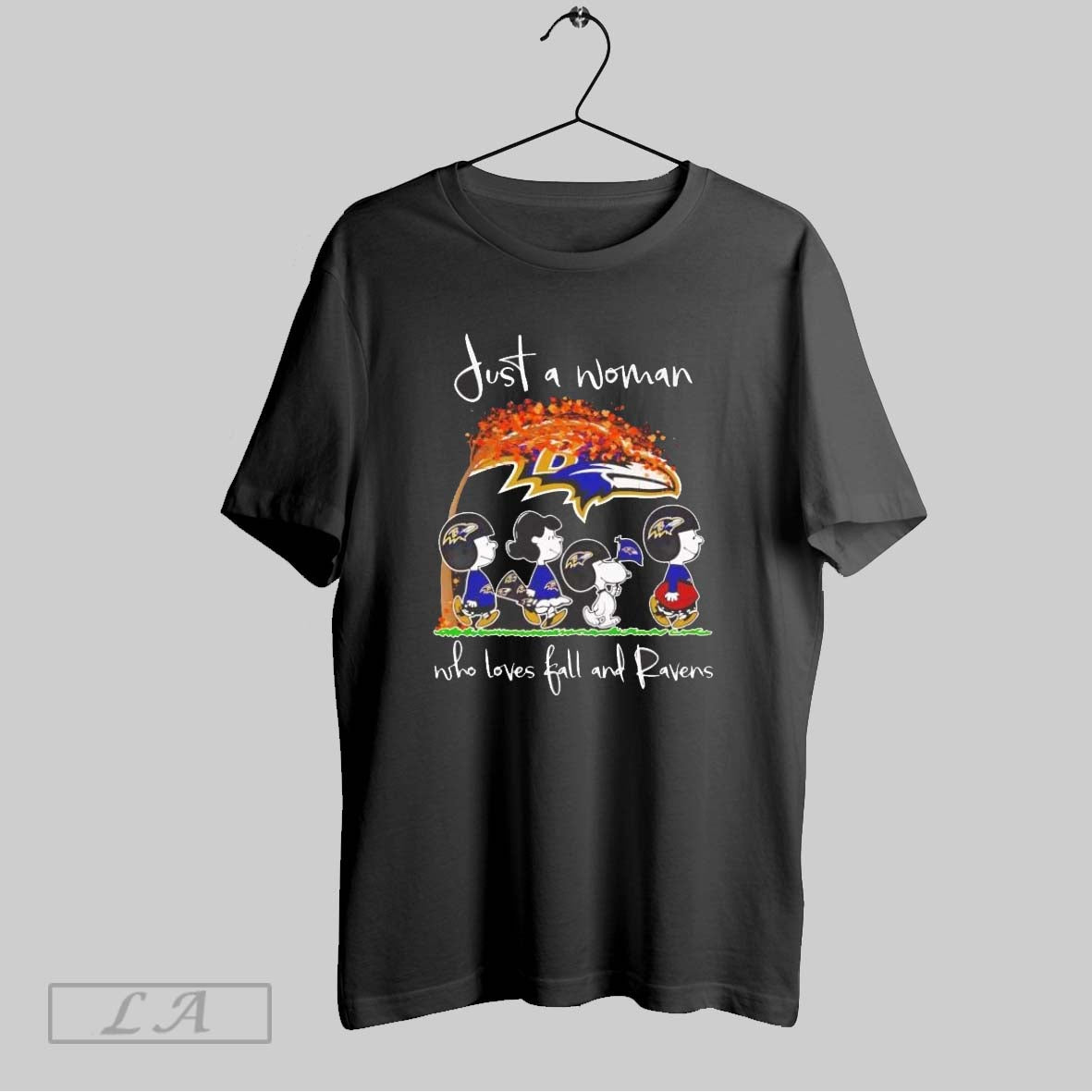 Original Peanuts Just A Woman Who Loves Fall And - Adult & Kids T-Shirts, Sweatshirts & Hoodies apparel design preview 1