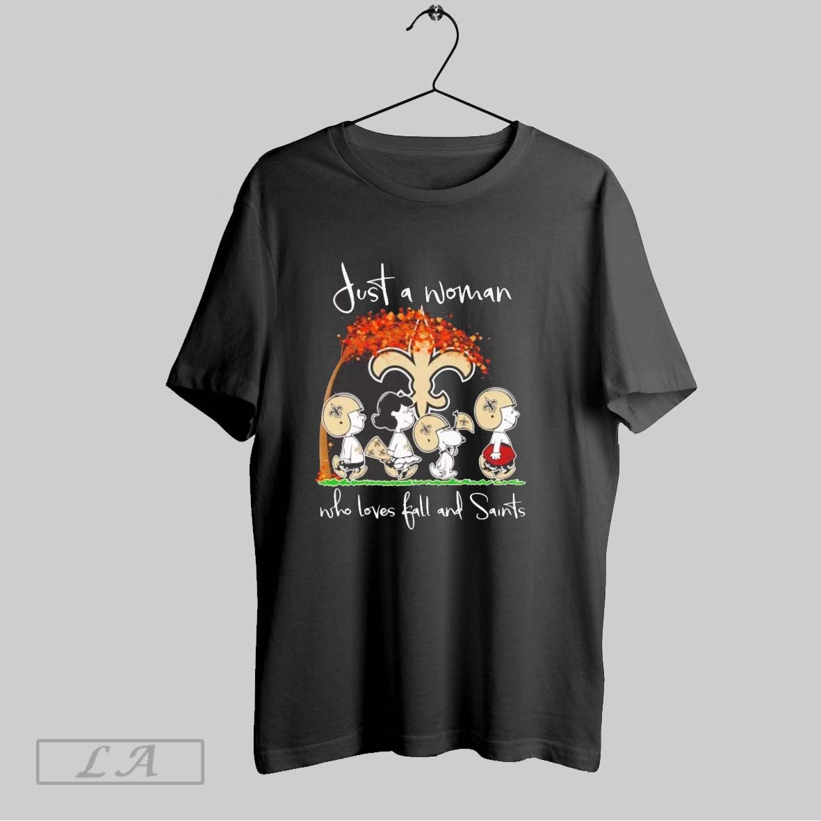 Original Peanuts Just A Woman Who Loves Fall And - Adult & Kids T-Shirts, Sweatshirts & Hoodies apparel design preview 1