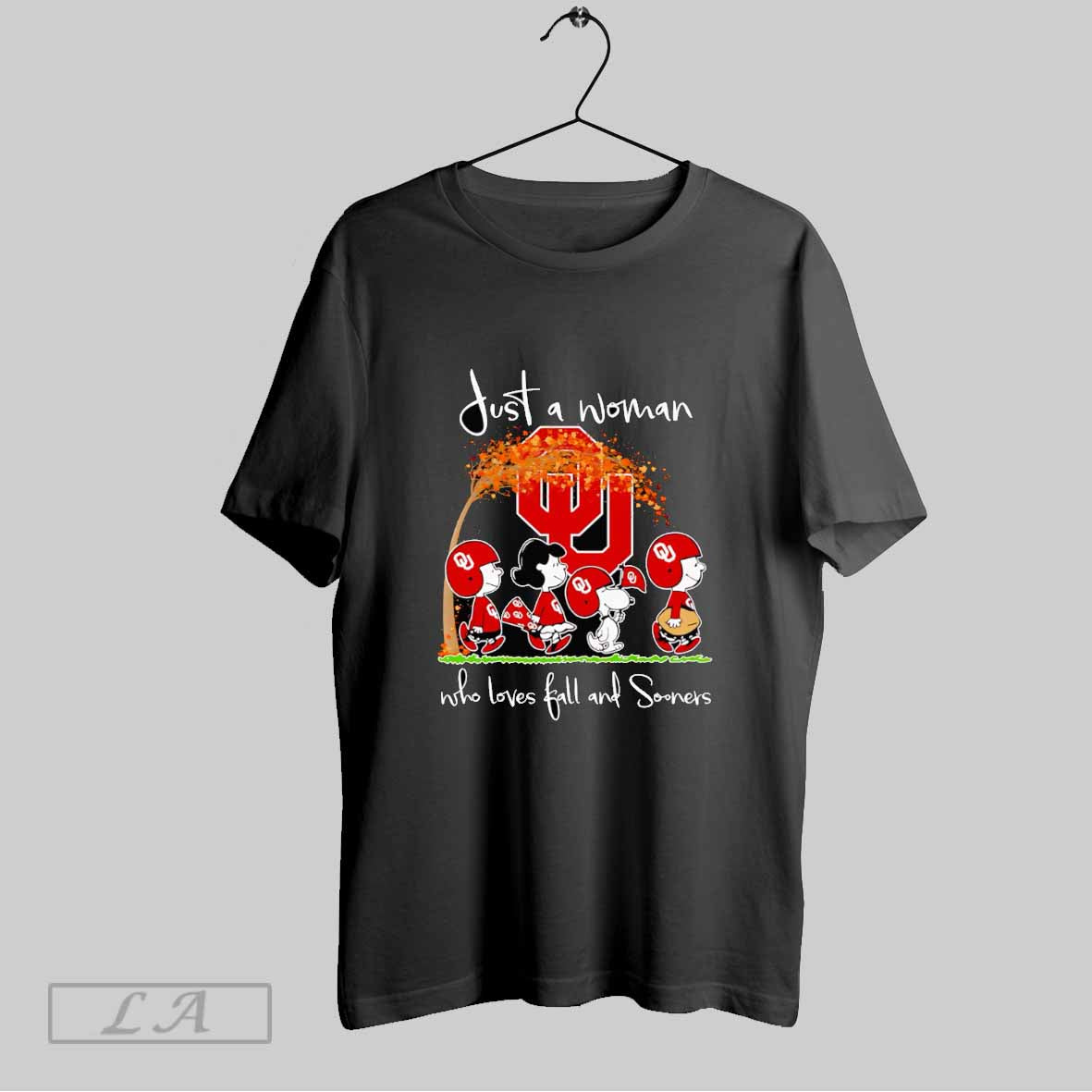 Original Peanuts Just A Woman Who Loves Fall And - Adult & Kids T-Shirts, Sweatshirts & Hoodies apparel design preview 1