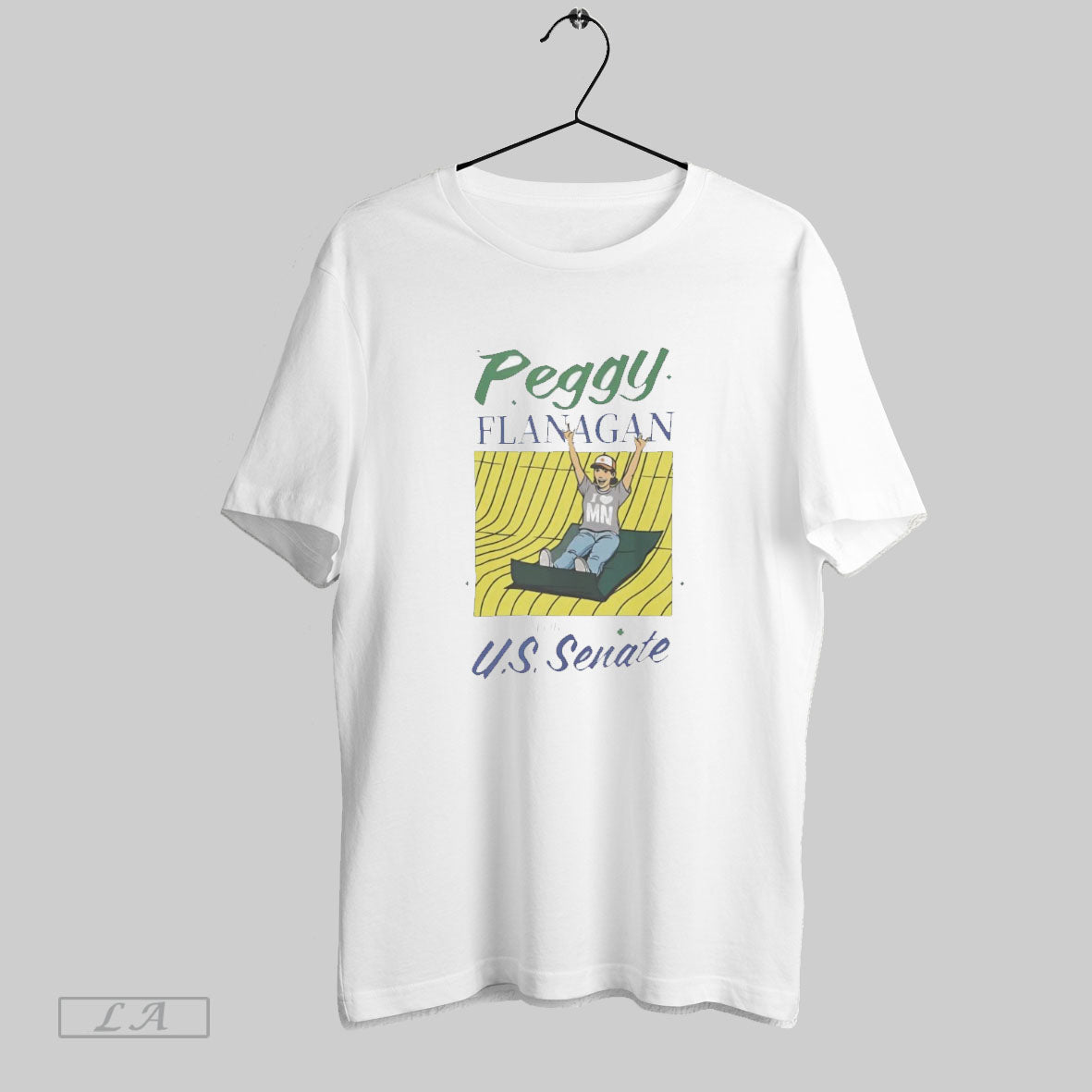 Original Peggy Flanagan For Us Senate - Adult & Kids T-Shirts, Sweatshirts & Hoodies apparel design preview 1