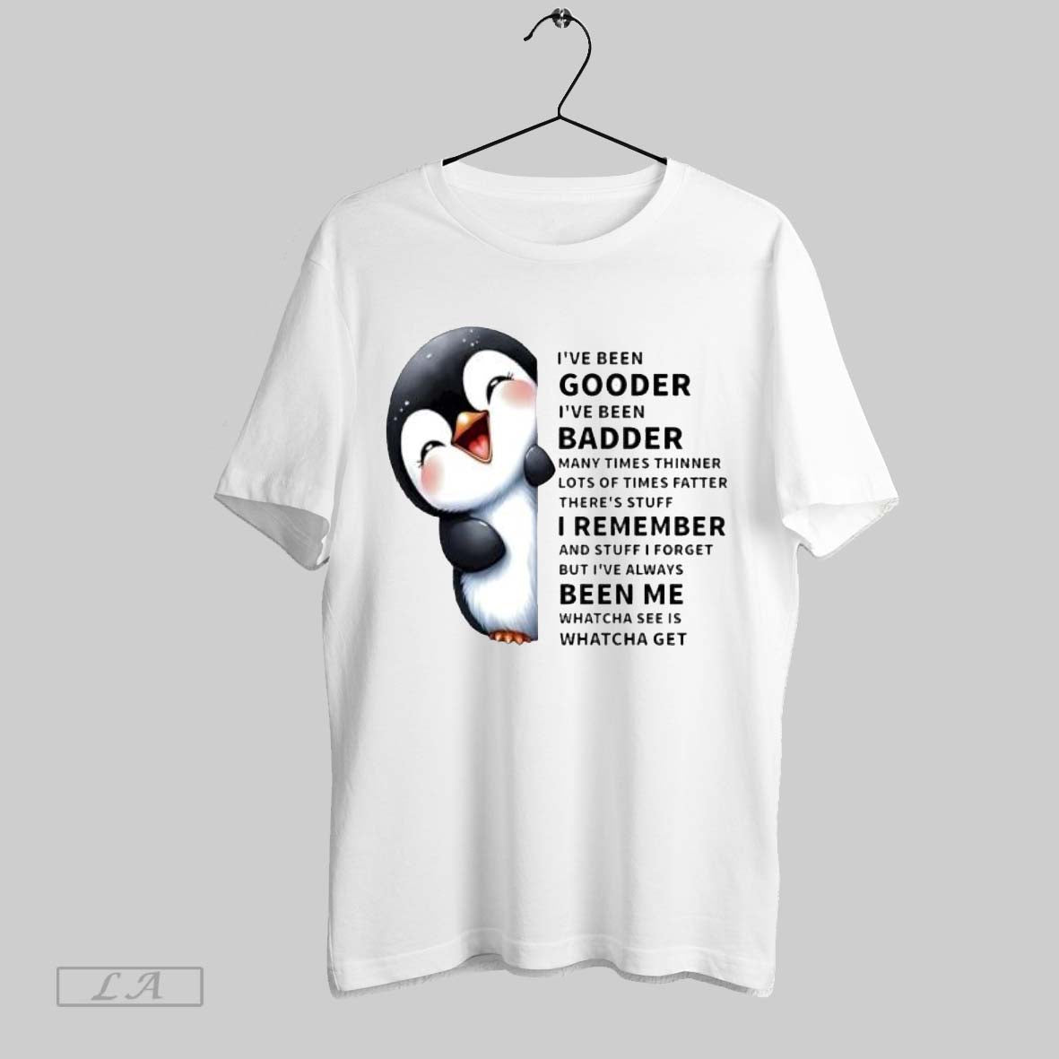 Original Penguin Ive Been Gooder Badder Cute - Adult & Kids T-Shirts, Sweatshirts & Hoodies apparel design preview 1