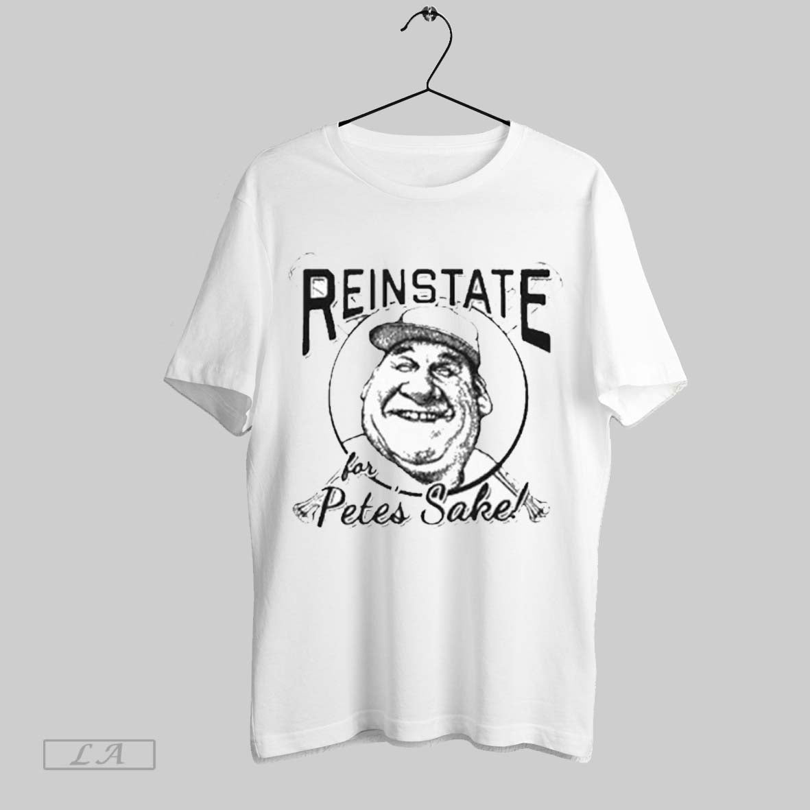 Original Pete Rose Reinstate For Petes Sake - Adult & Kids T-Shirts, Sweatshirts & Hoodies apparel design preview 1