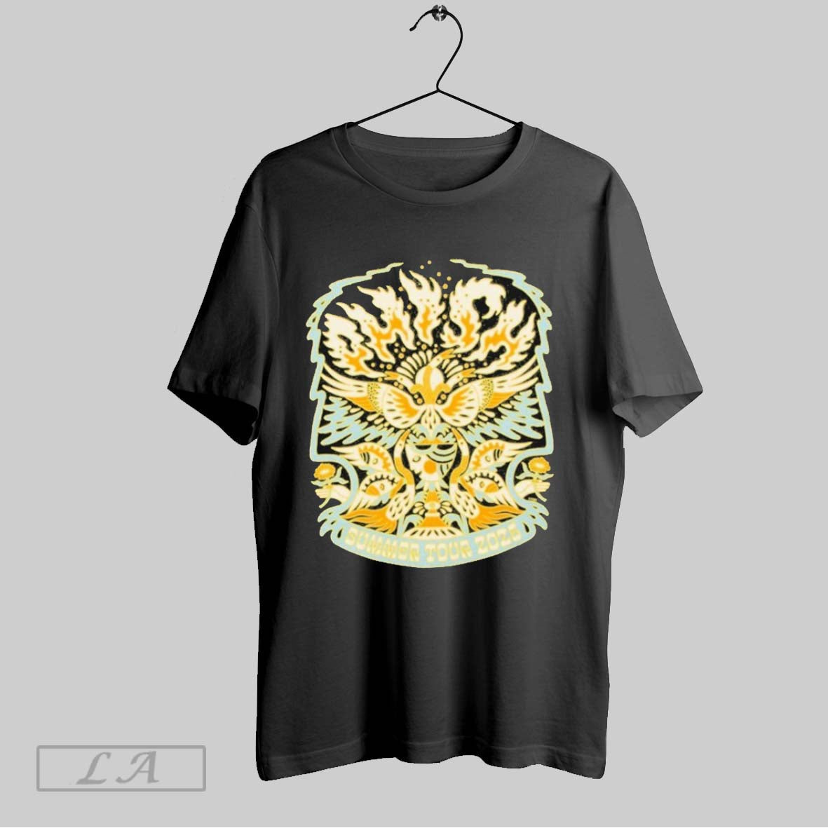 Original Phish Flaming Bird Head Summer Tour 2025 - Adult & Kids T-Shirts, Sweatshirts & Hoodies apparel design preview 1
