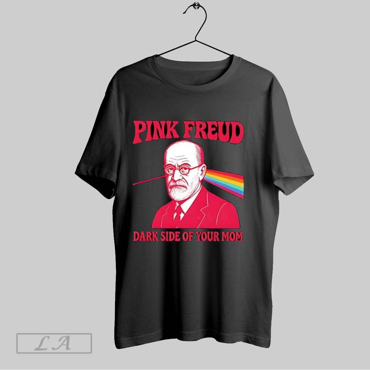 Original Pink Freud Dark Side Of Your Mom Retro - Adult & Kids T-Shirts, Sweatshirts & Hoodies apparel design preview 1