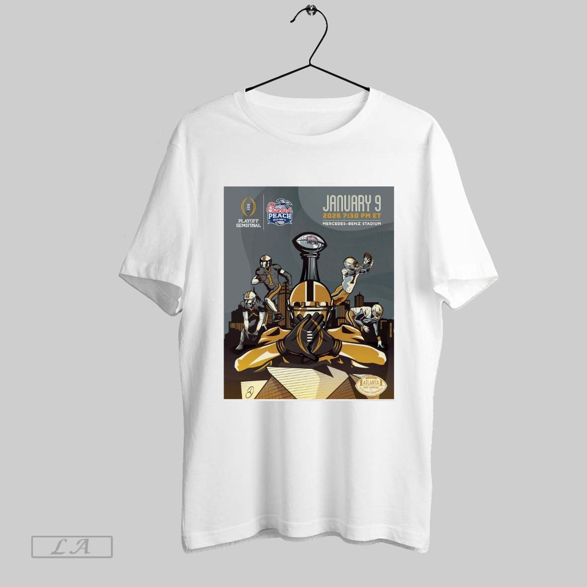 Original Playoff Semifinal X Chick Fil A Peach Bowl - Adult & Kids T-Shirts, Sweatshirts & Hoodies apparel design preview 1