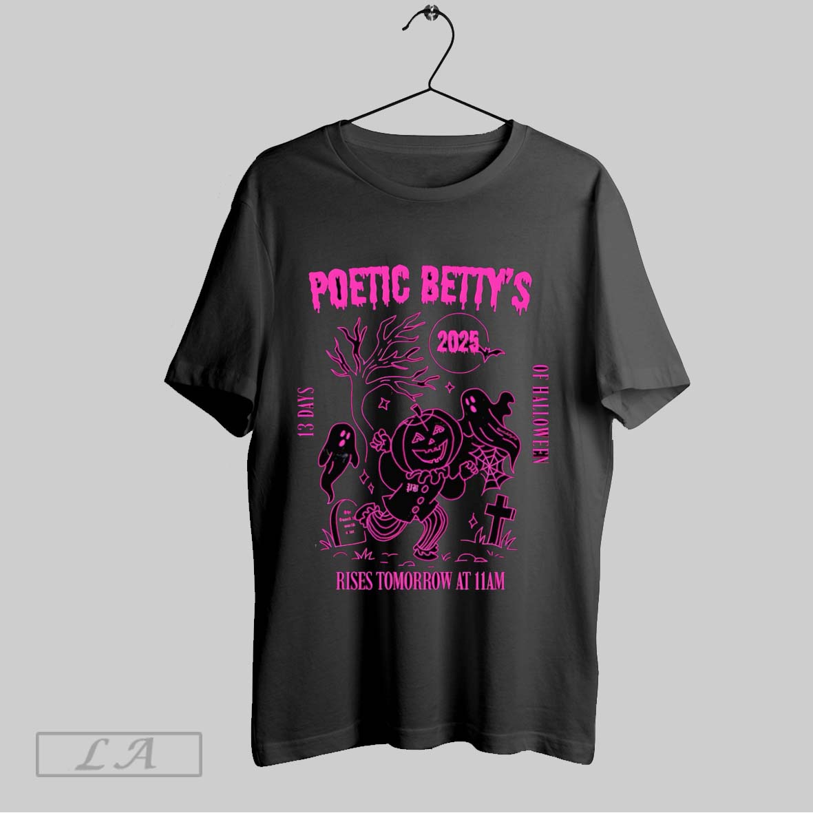 Original Poetic Bettys Rises Tomorrow At 11am - Adult & Kids T-Shirts, Sweatshirts & Hoodies apparel design preview 1
