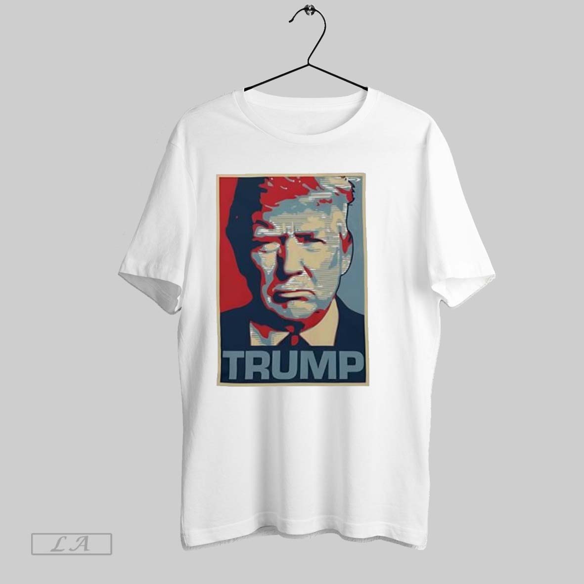 Original Political Art Style Trump Obey Poster - Adult & Kids T-Shirts, Sweatshirts & Hoodies apparel design preview 1