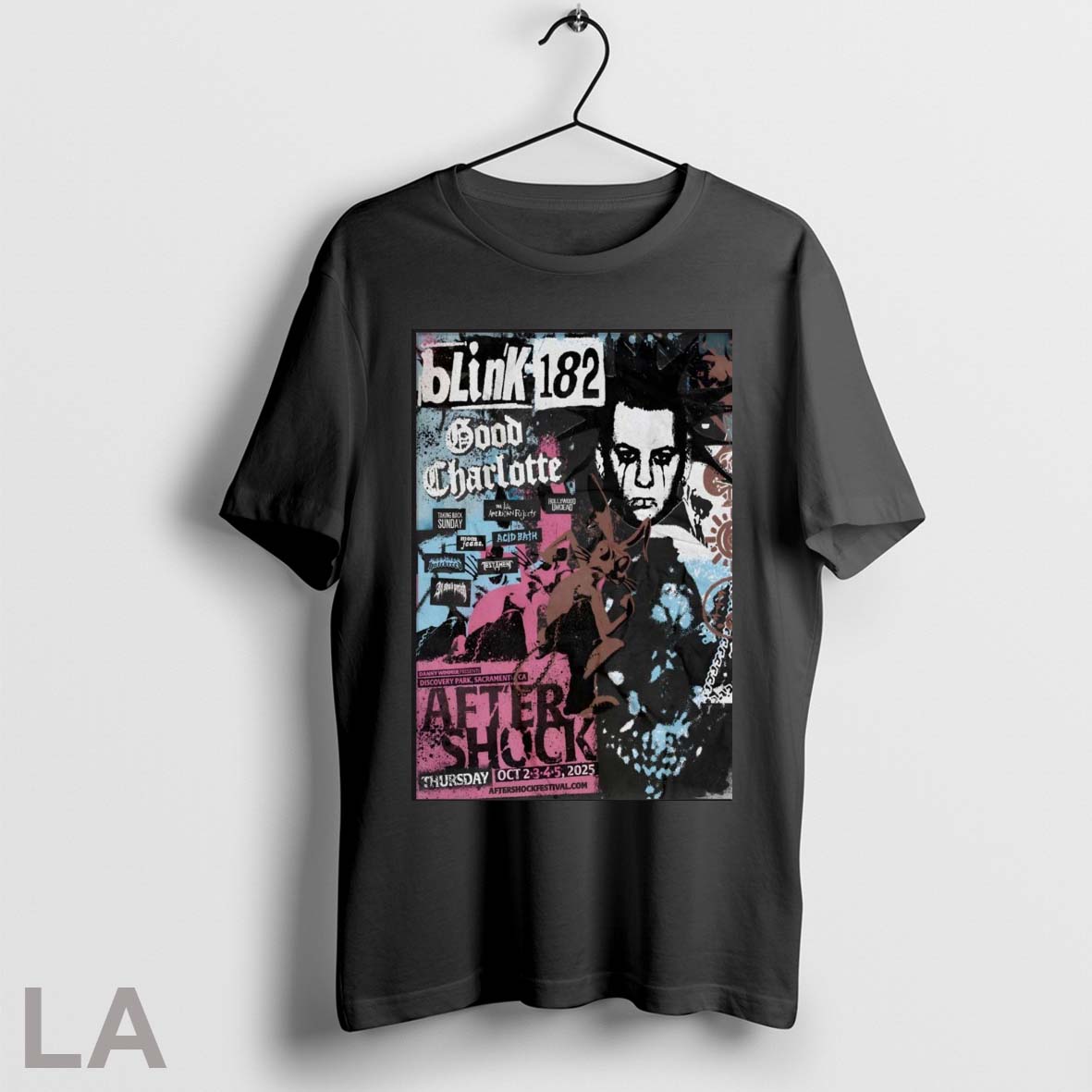 Original Poster Blink 182 Aftershock Festival In - Adult & Kids T-Shirts, Sweatshirts & Hoodies apparel design preview 1