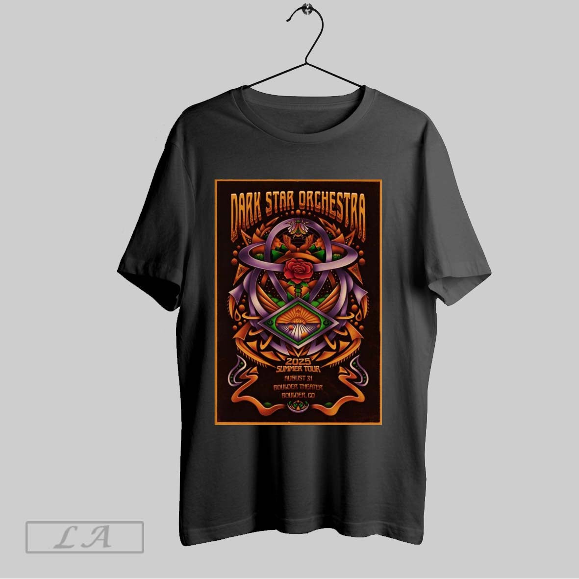 Original Poster Dark Star Orchestra Summer Tour At - Adult & Kids T-Shirts, Sweatshirts & Hoodies apparel design preview 1