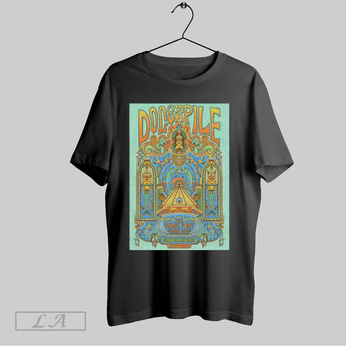 Original Poster Dogs In A Pile Stone Pony Summer - Adult & Kids T-Shirts, Sweatshirts & Hoodies apparel design preview 1