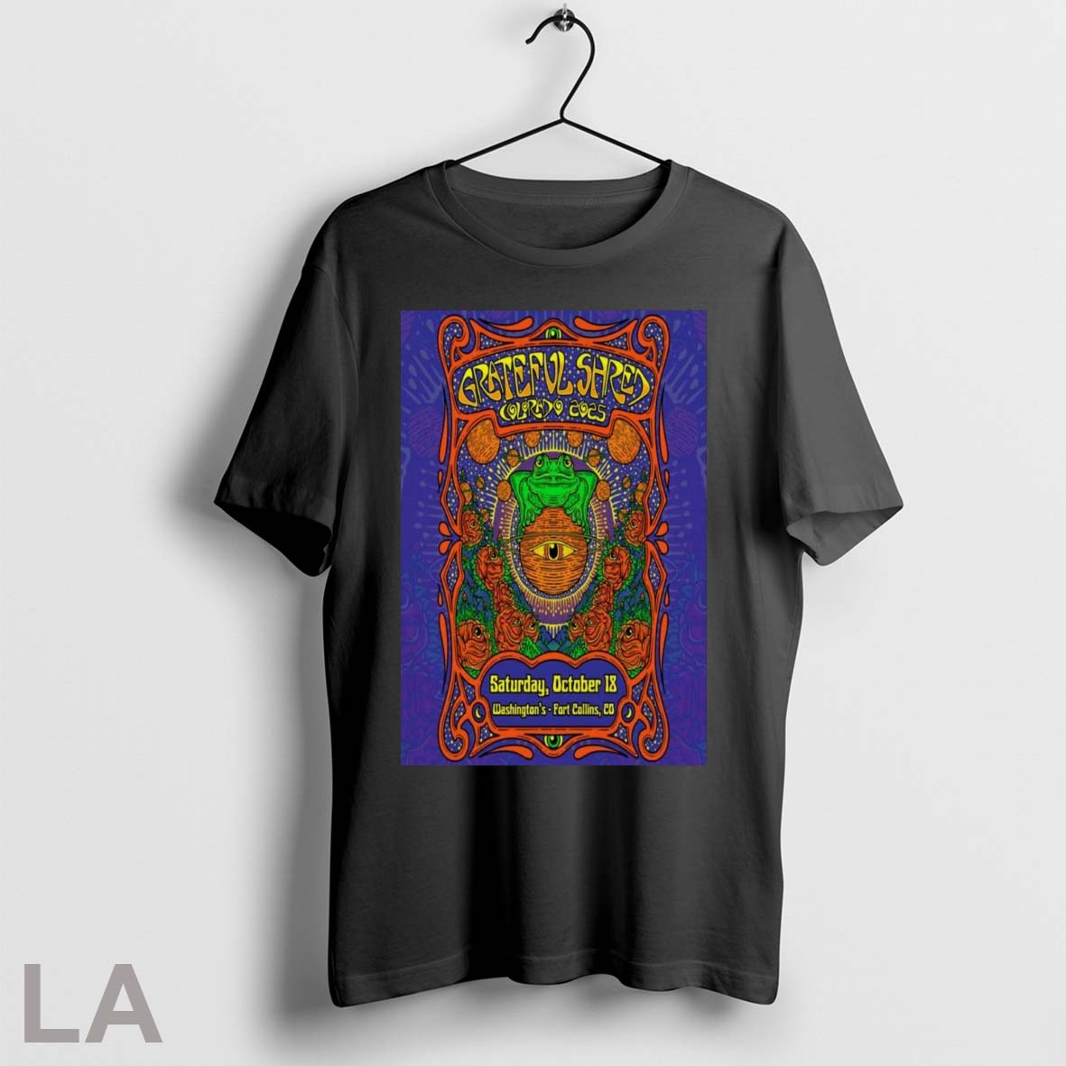 Original Poster Grateful Shred October 18 2025 - Adult & Kids T-Shirts, Sweatshirts & Hoodies apparel design preview 1