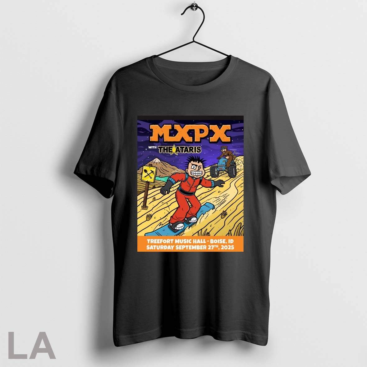 Original Poster Mxpx Treefort Music Hall In Boise Id - Adult & Kids T-Shirts, Sweatshirts & Hoodies apparel design preview 1