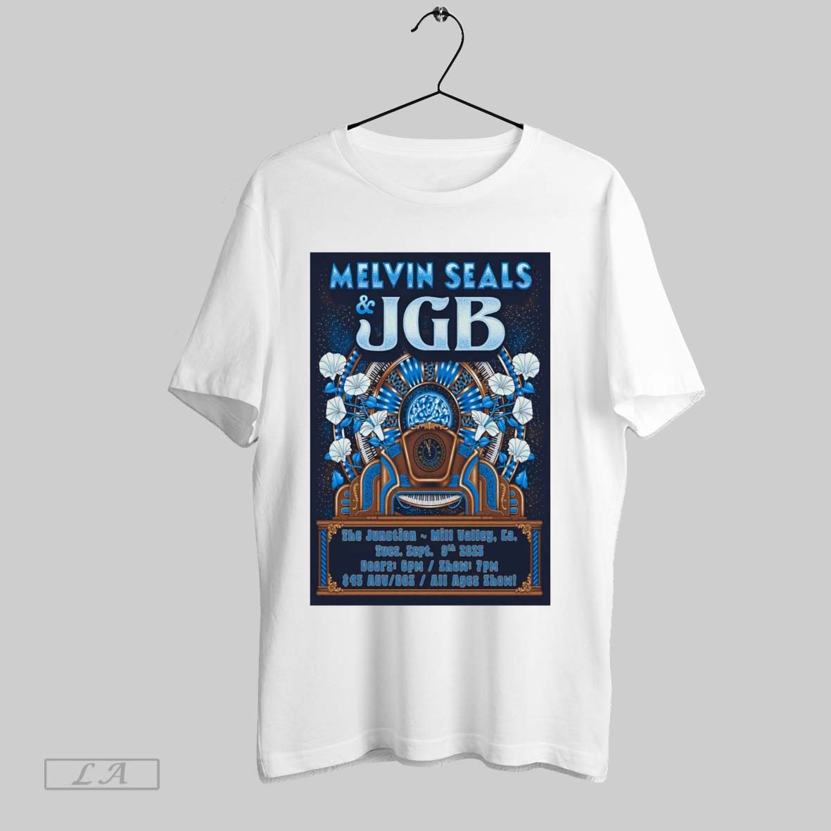 Original Poster Melvin Seals And Jgb September 9 2025 - Adult & Kids T-Shirts, Sweatshirts & Hoodies apparel design preview 1