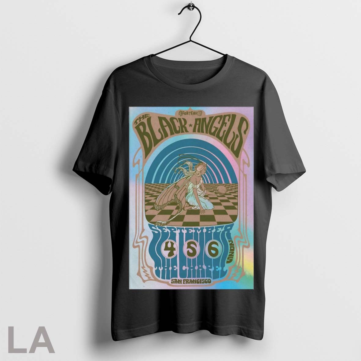 Original Poster The Black Angels September 4 6 2025 - Adult & Kids T-Shirts, Sweatshirts & Hoodies apparel design preview 1
