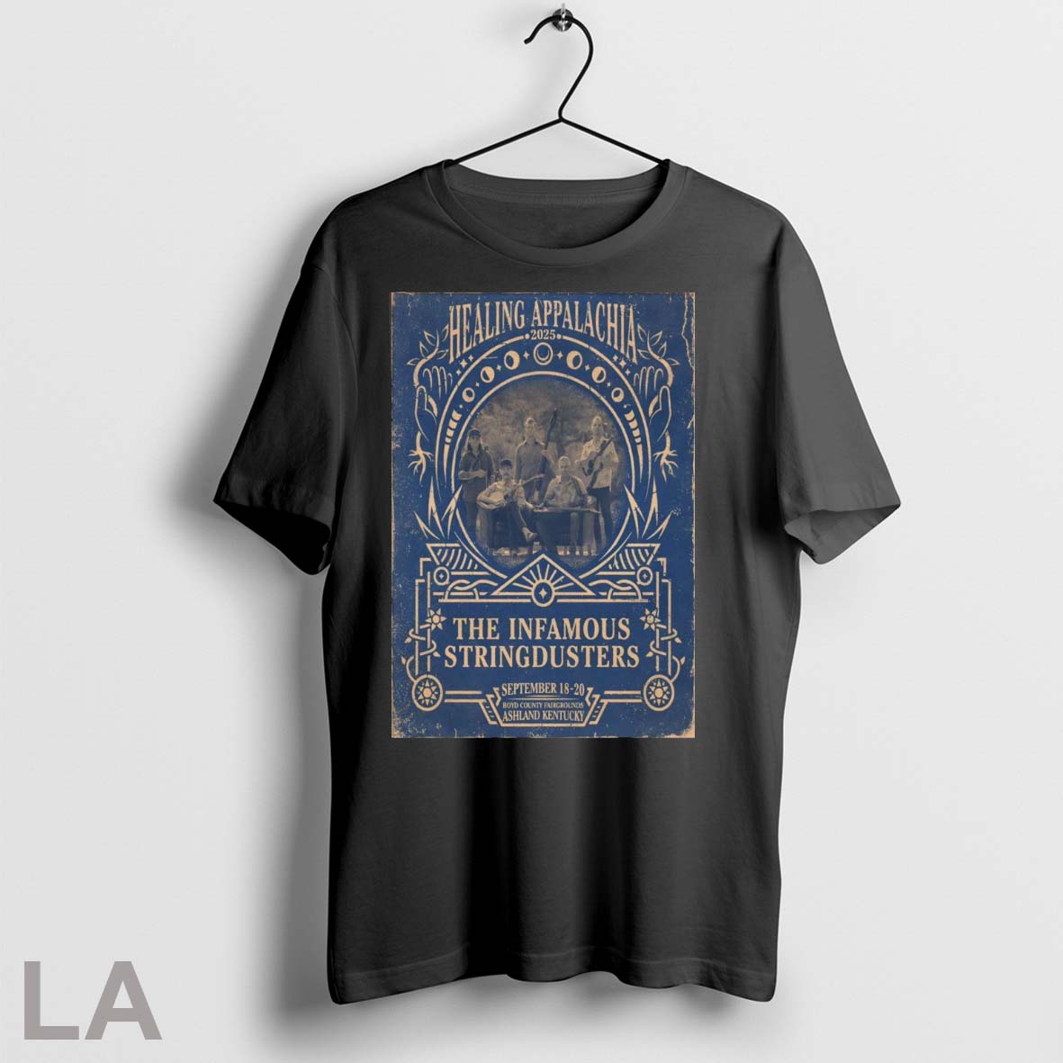 Original Poster The Infamous Stringdusters September - Adult & Kids T-Shirts, Sweatshirts & Hoodies apparel design preview 1