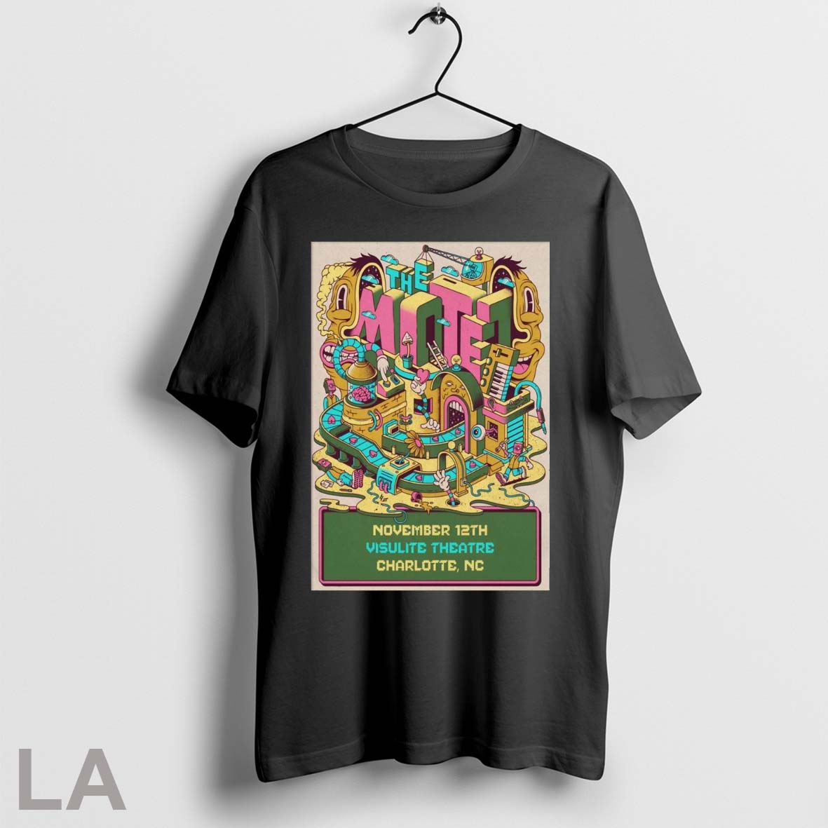 Original Poster The Motet November 12 2025 Visulite - Adult & Kids T-Shirts, Sweatshirts & Hoodies apparel design preview 1