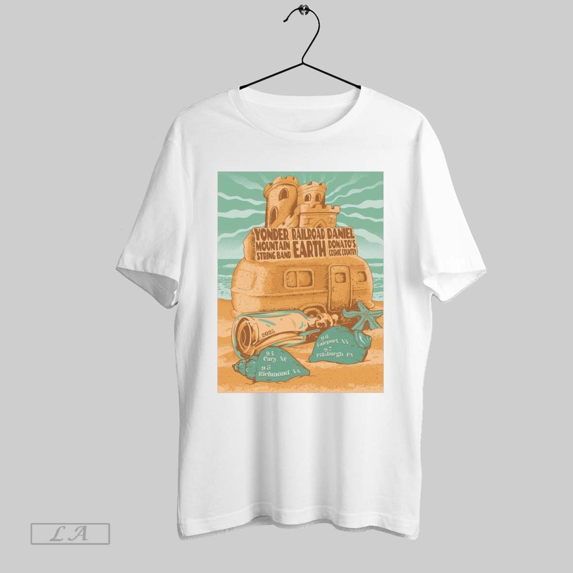 Original Poster Yonder Mountain String Band Daniel - Adult & Kids T-Shirts, Sweatshirts & Hoodies apparel design preview 1