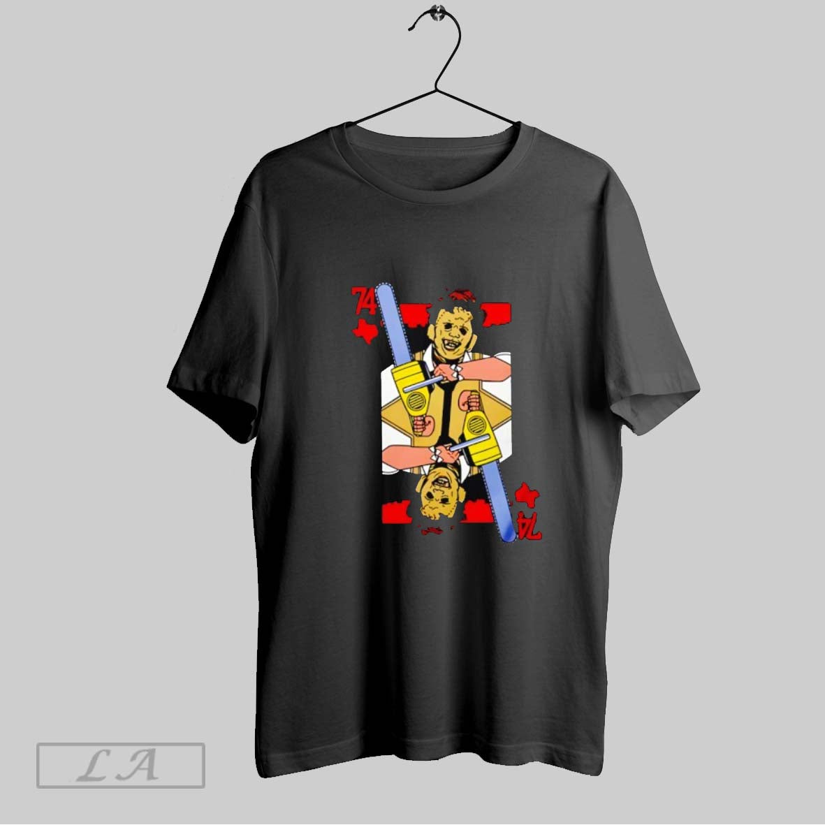 Original Premium Scary Leatherface 74 Texas Chainsaw - Adult & Kids T-Shirts, Sweatshirts & Hoodies apparel design preview 1