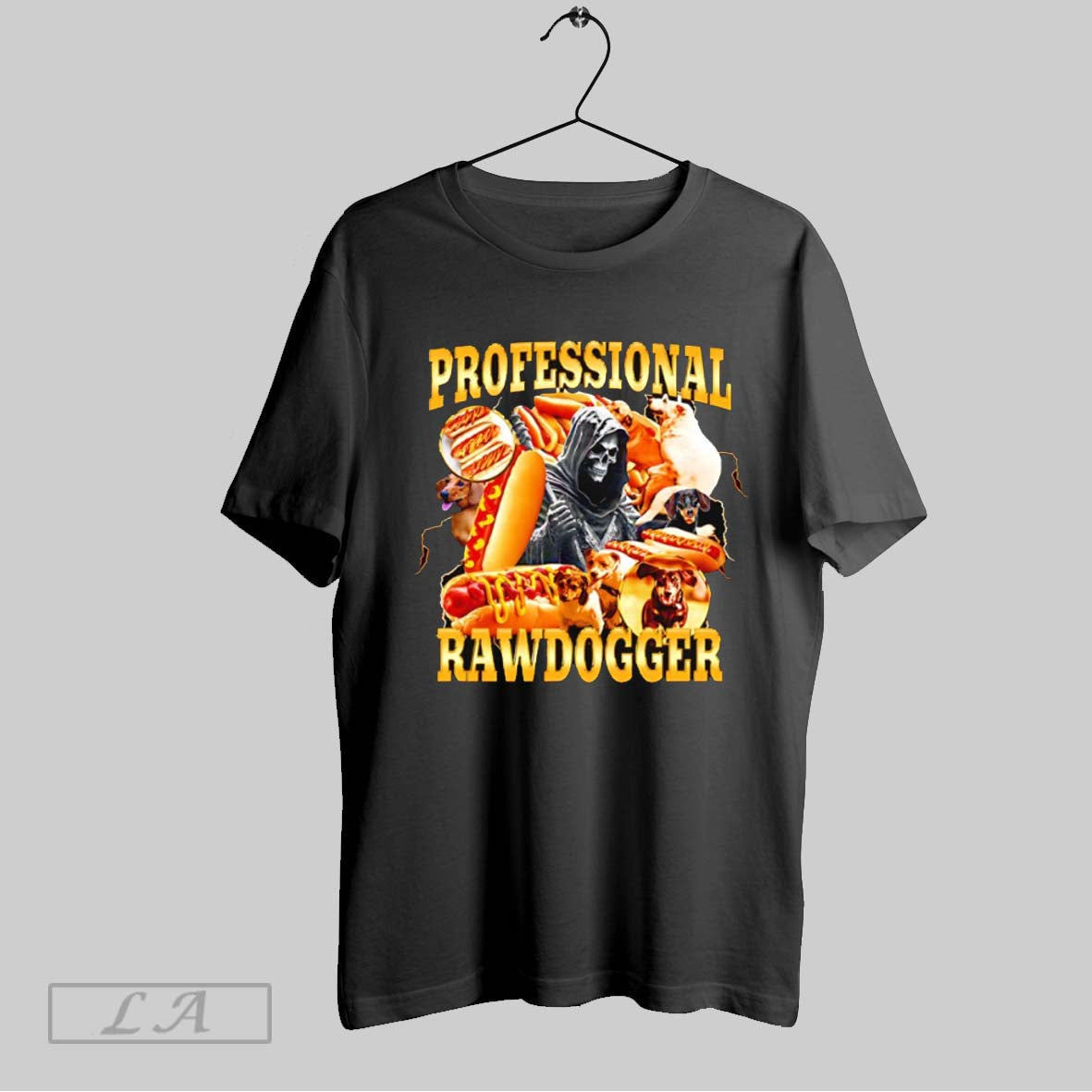 Original Professional Rawdogger Death Graphic - Adult & Kids T-Shirts, Sweatshirts & Hoodies apparel design preview 1