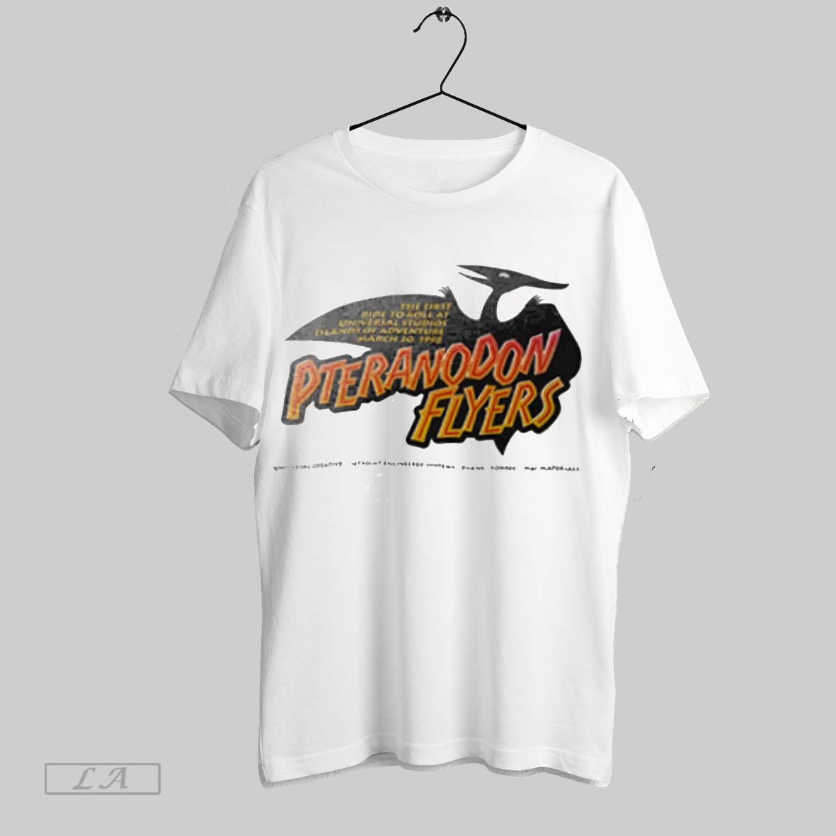 Original Pteranodon Flyers The First Ride To Roll At - Adult & Kids T-Shirts, Sweatshirts & Hoodies apparel design preview 1
