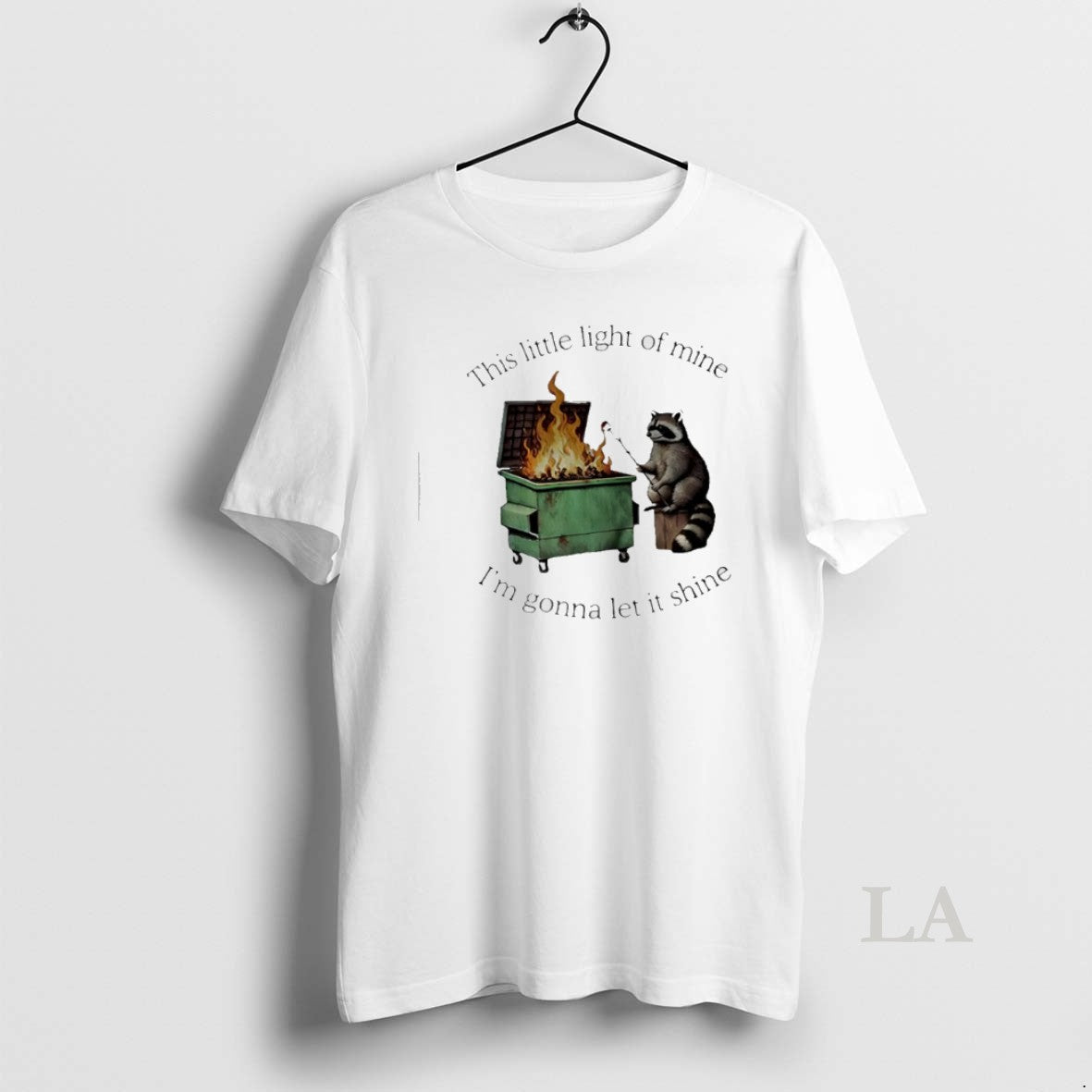 Original Raccoon This Little Light Of Mine Im Gonna - Adult & Kids T-Shirts, Sweatshirts & Hoodies apparel design preview 1