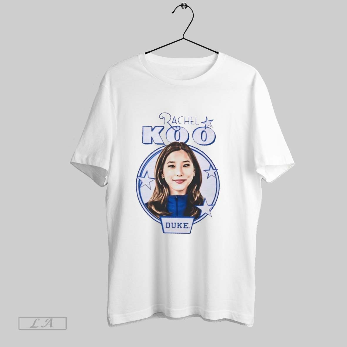 Original Rachel Koo Portrait Duke Soccer - Adult & Kids T-Shirts, Sweatshirts & Hoodies apparel design preview 1