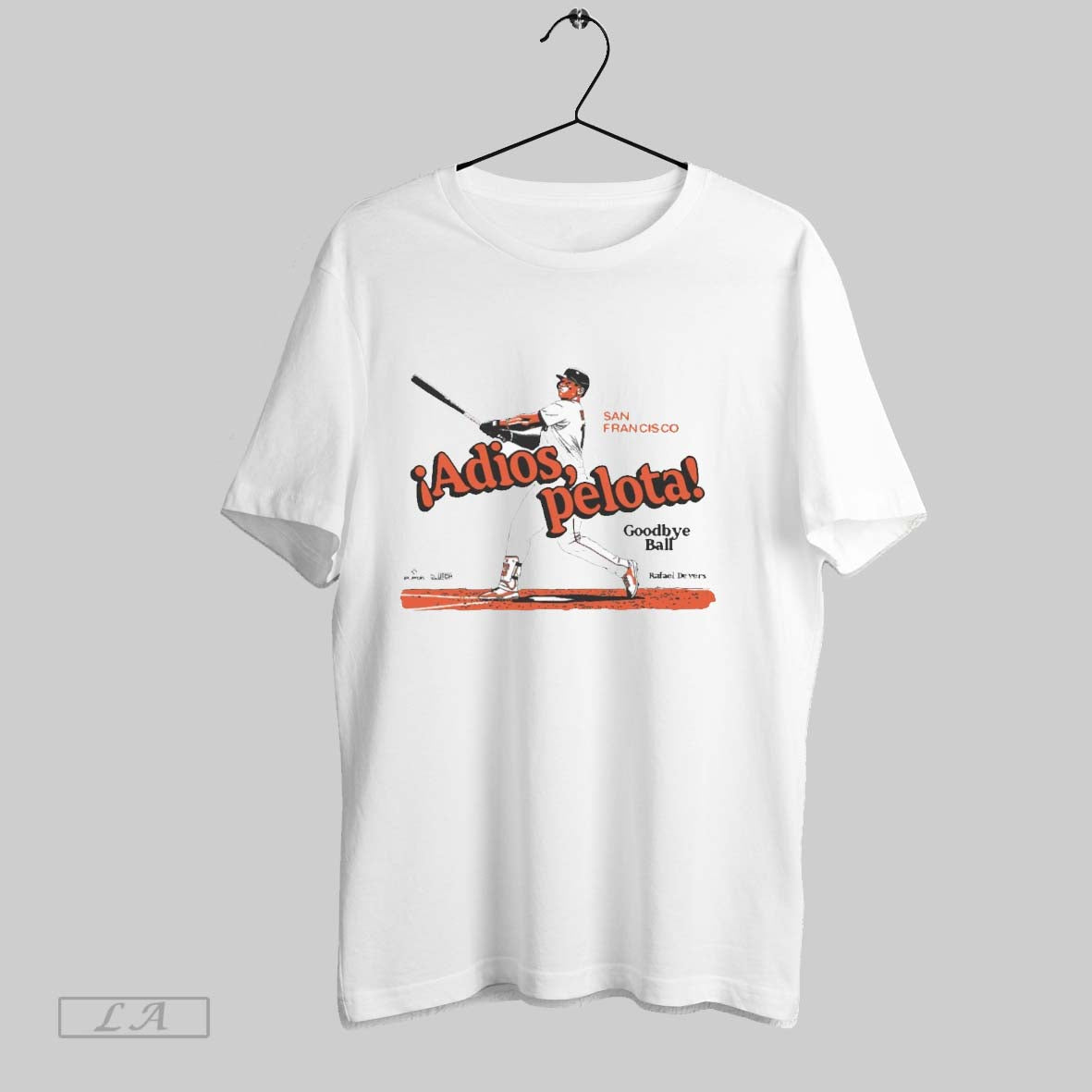 Original Rafael Devers Adios Pelota Goodbye Ball San - Adult & Kids T-Shirts, Sweatshirts & Hoodies apparel design preview 1