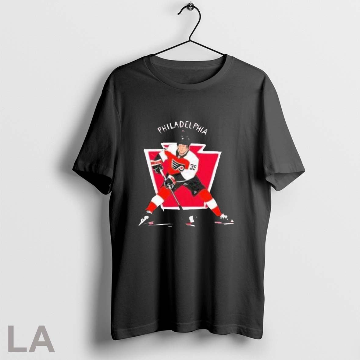 Original Ray Emery No 39 Philadelphia Flyers Paint - Adult & Kids T-Shirts, Sweatshirts & Hoodies apparel design preview 1