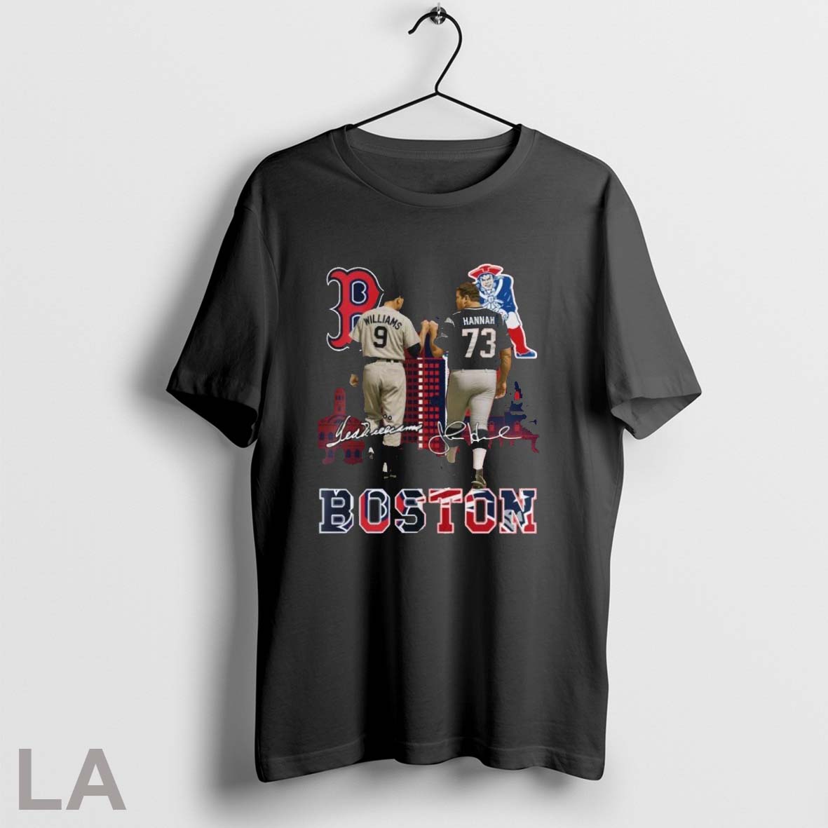 Original Red Sox Ted Williams And Patriots John - Adult & Kids T-Shirts, Sweatshirts & Hoodies apparel design preview 1