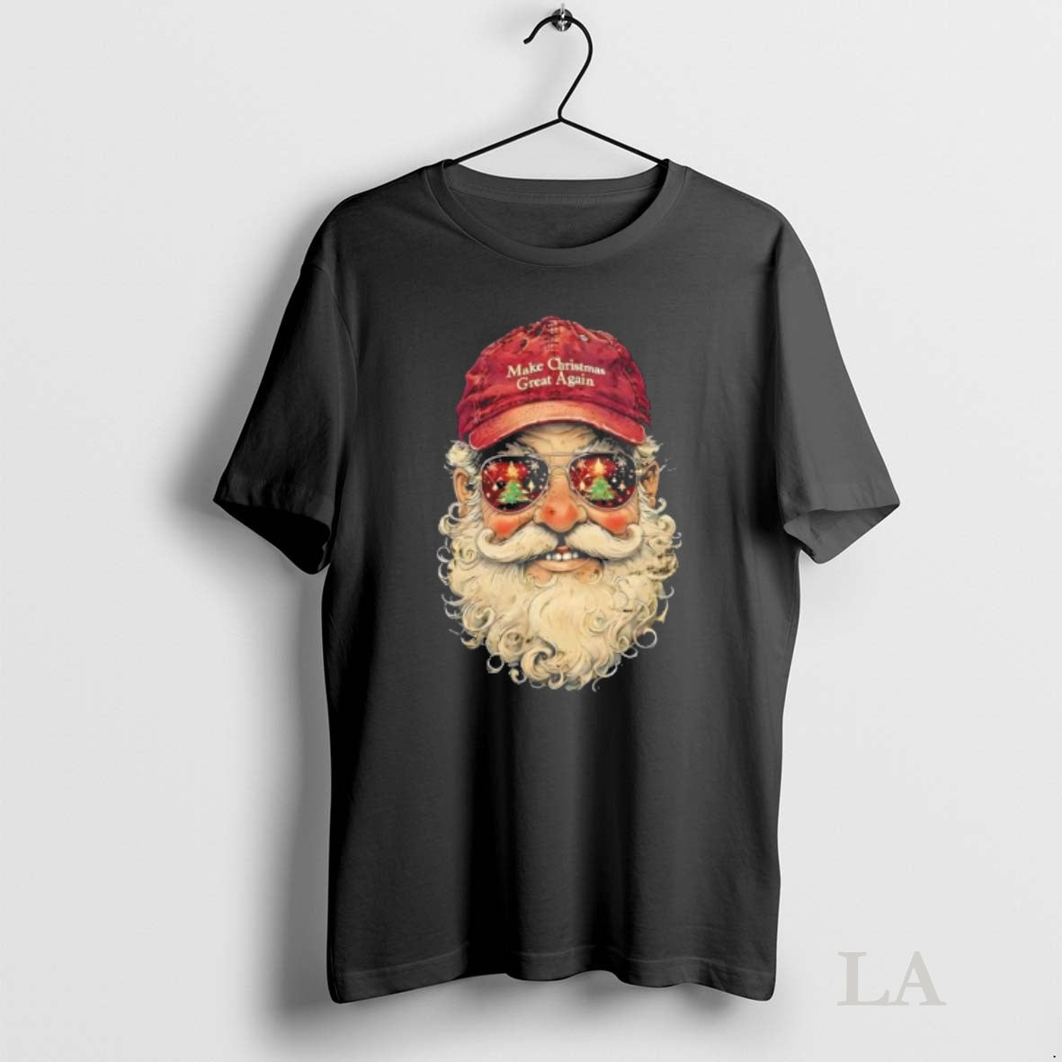 Original Retro Santa Claus Make Christmas Great Again - Adult & Kids T-Shirts, Sweatshirts & Hoodies apparel design preview 1